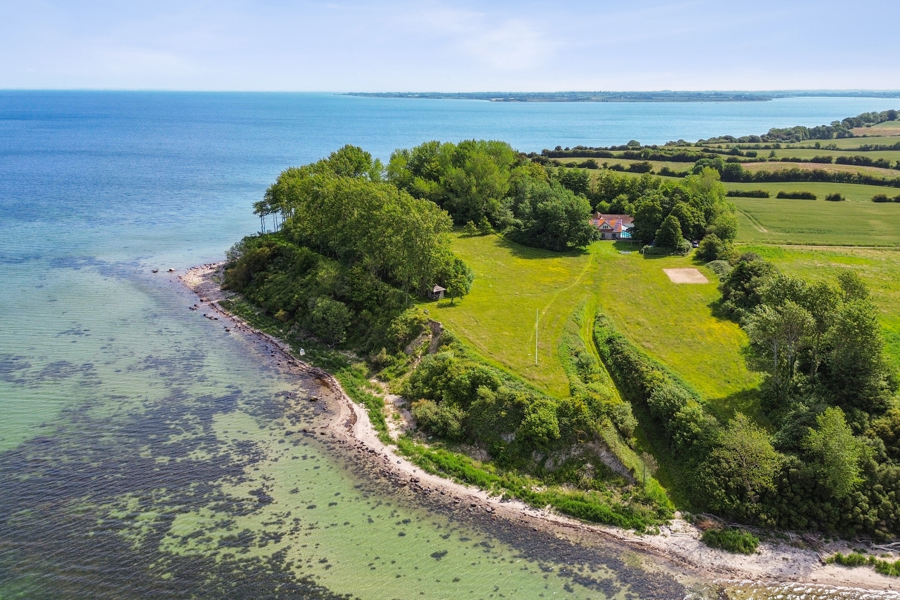 Fremhævet luftfoto billede i fuldskærmstilstand. Billede af Varnæshoved 4, Varnæs, 6200 Aabenraa