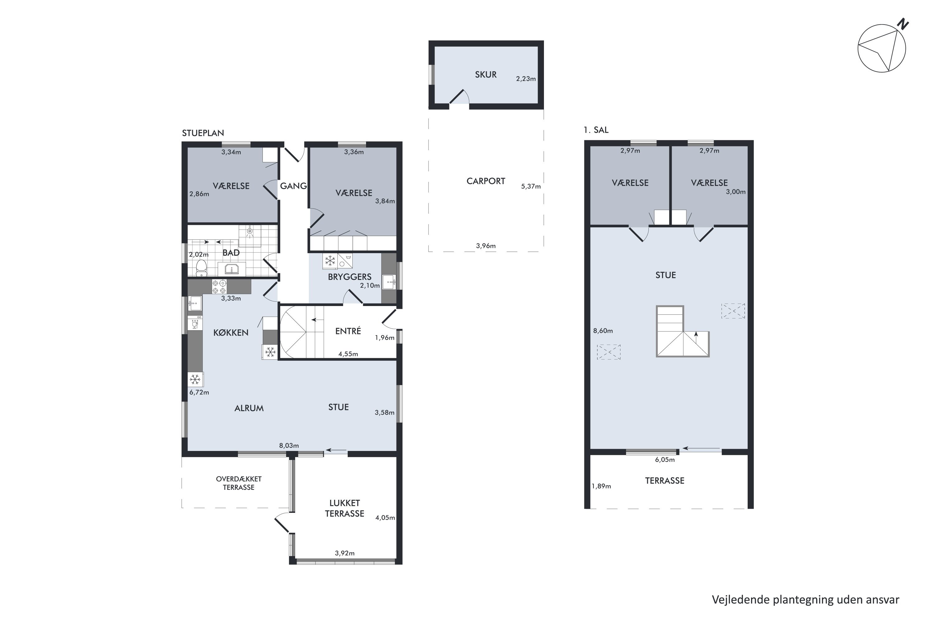 Plantegninger billede af Solvænget 17, Roager, 6760 Ribe