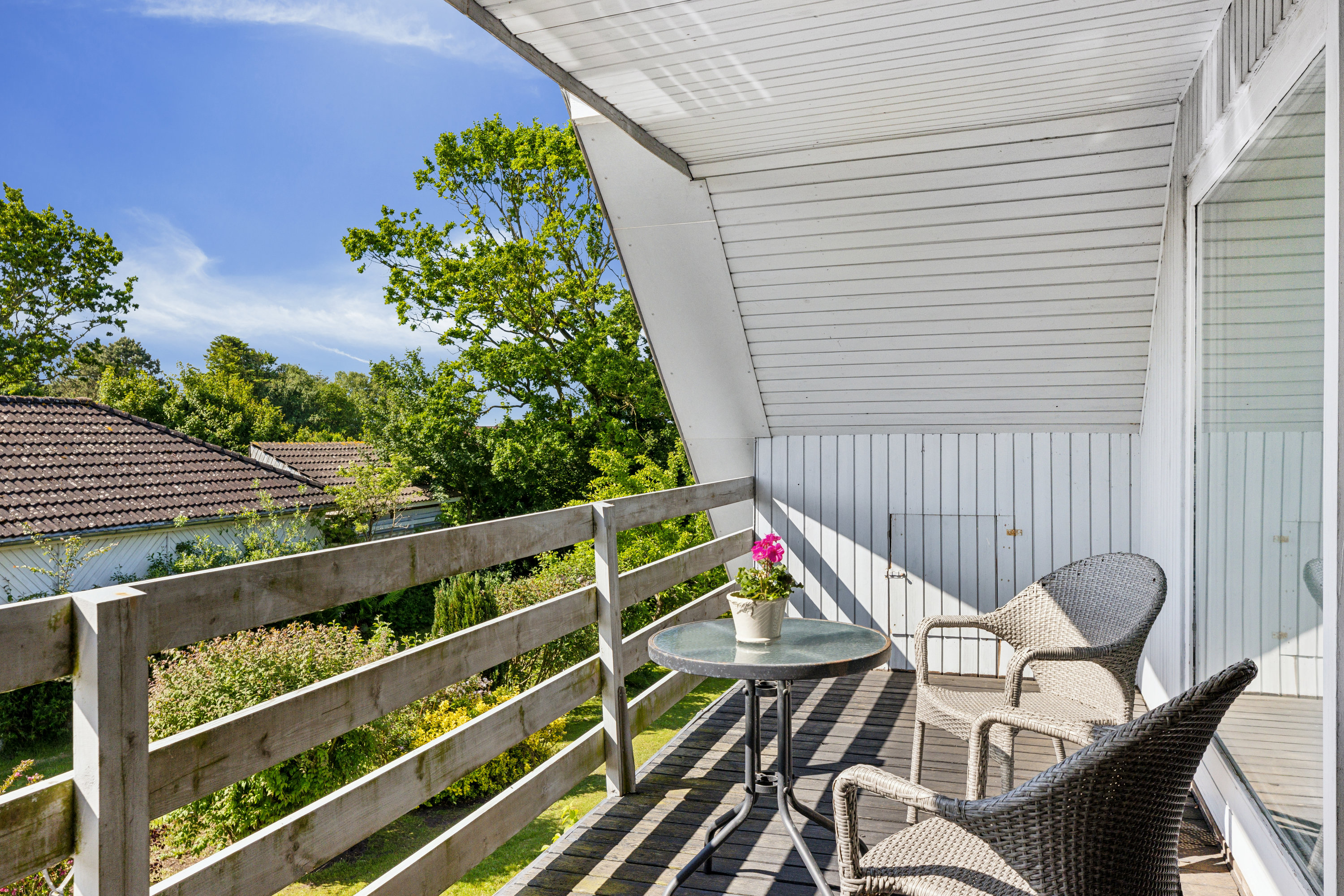 Fremhævet altan billede i fuldskærmstilstand. Billede af Solvænget 17, Roager, 6760 Ribe