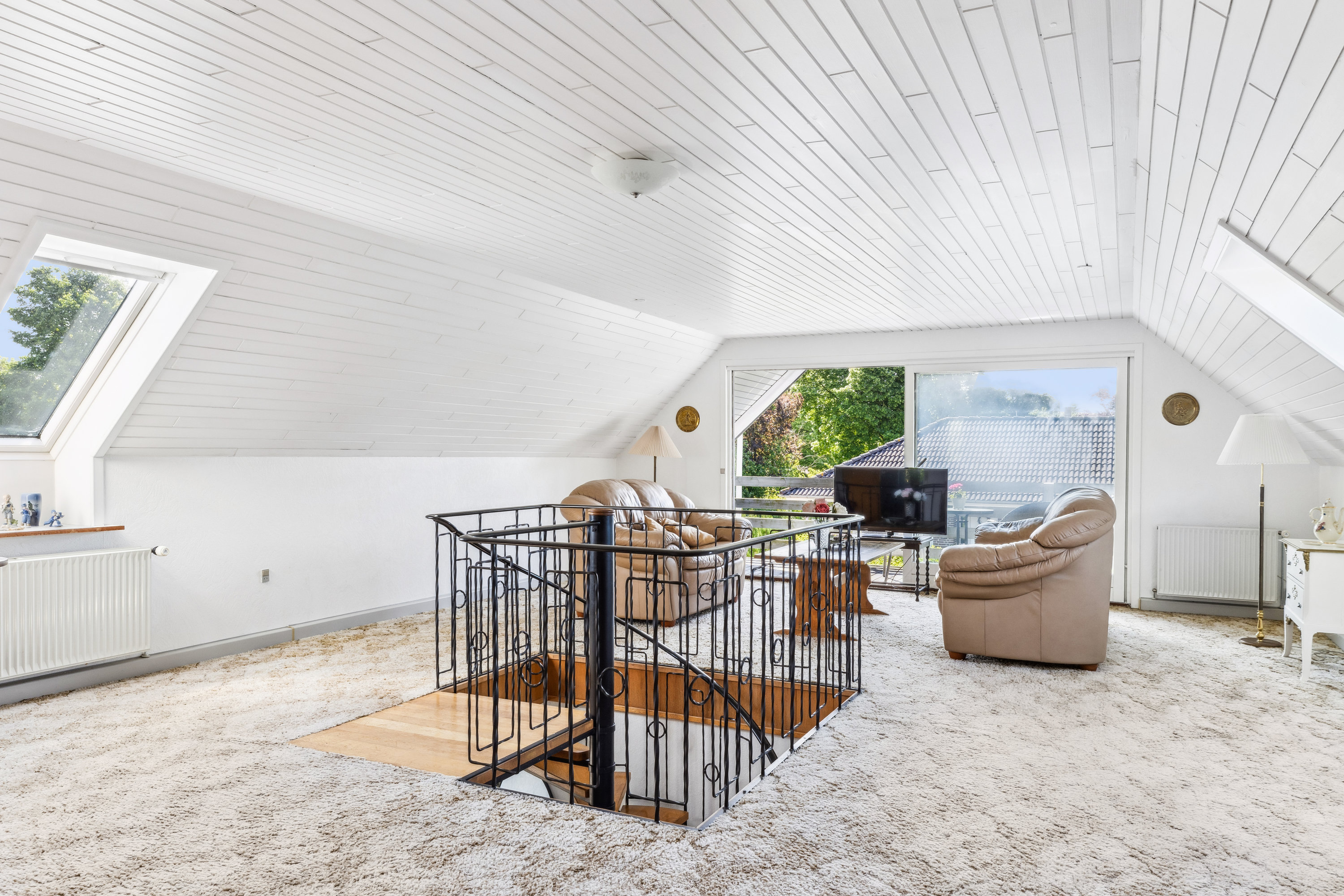 Fremhævet stue billede i fuldskærmstilstand. Billede af Solvænget 17, Roager, 6760 Ribe