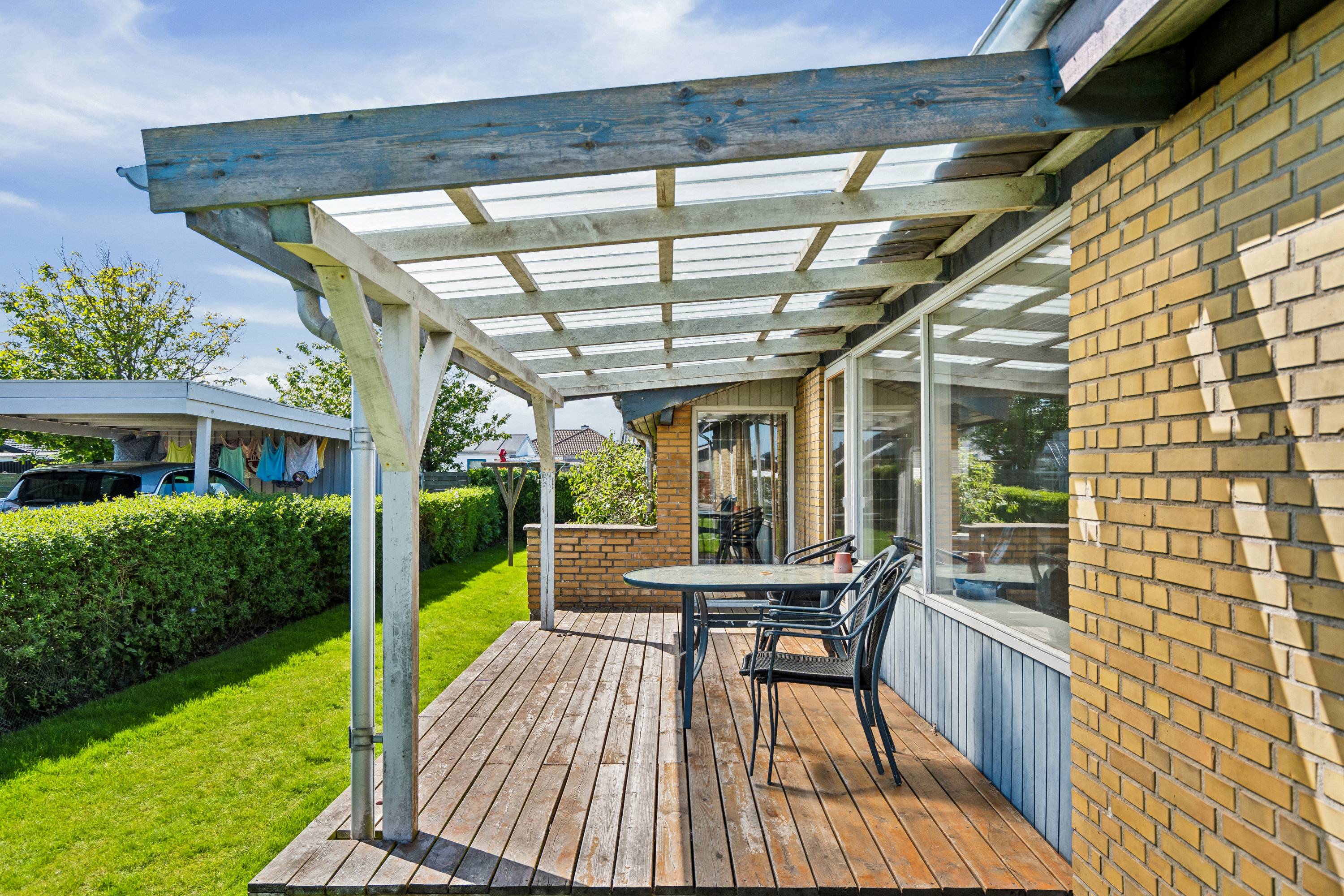 Fremhævet terrasse billede i fuldskærmstilstand. Billede af Spliidsvej 33, 9990 Skagen