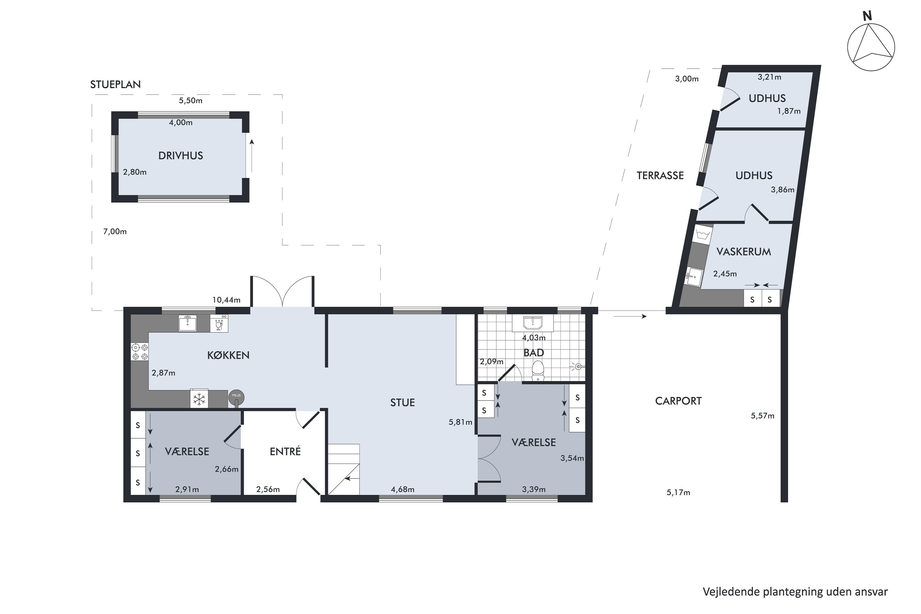 Plantegninger billede af Kirkevej 22, 9440 Aabybro