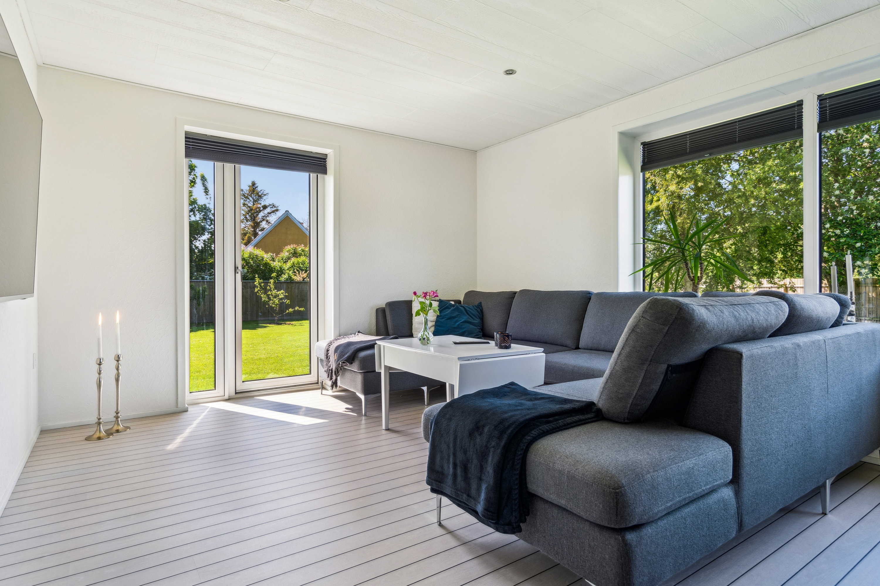 Fremhævet stue billede i fuldskærmstilstand. Billede af Tørvevej 2, Hulsig, 9990 Skagen