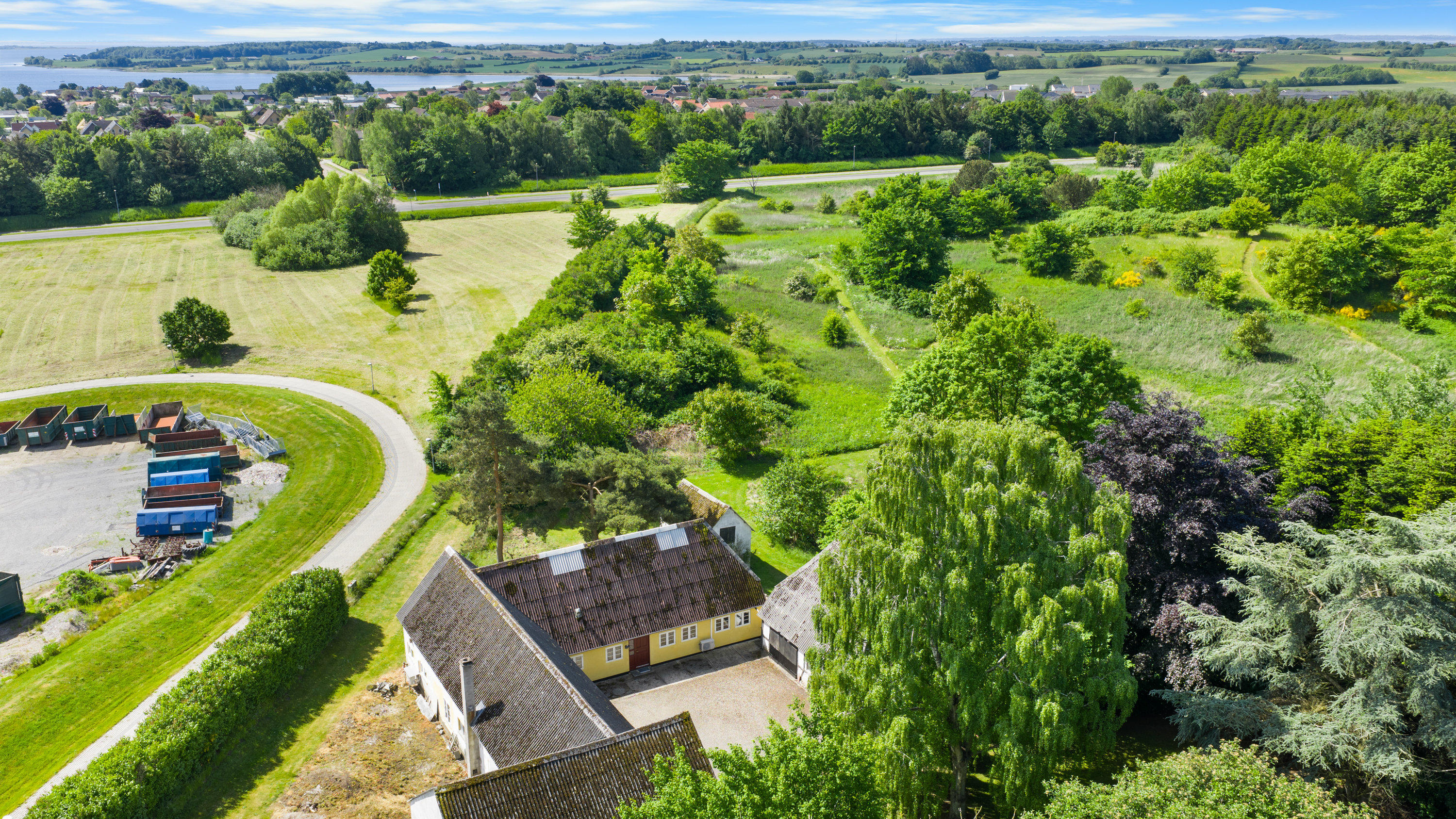 Miniaturebillede 1: luftfoto. Billede af Nyborgvej 20, 5600 Faaborg