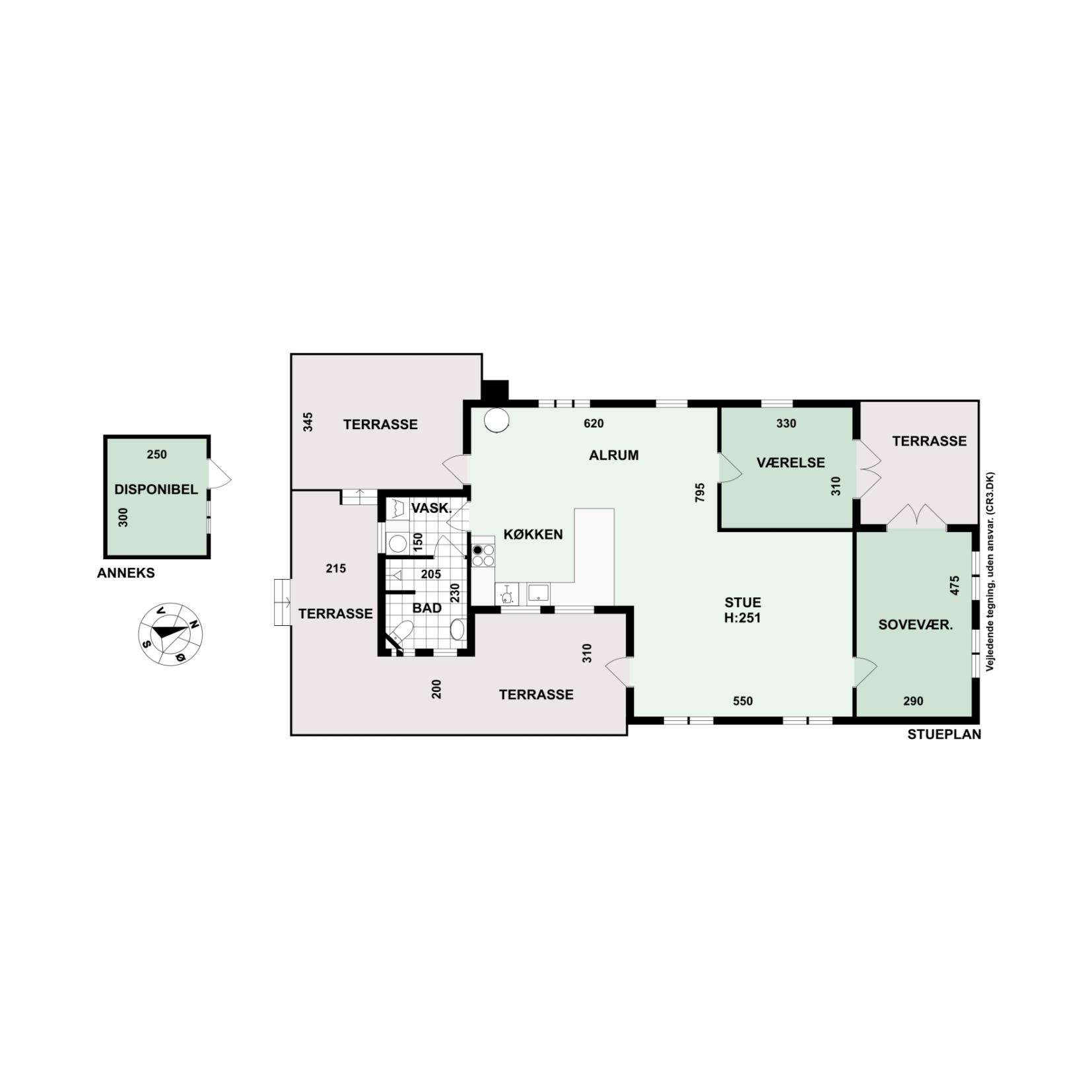 Plantegninger billede af Solbakkevej 4, 3100 Hornbæk