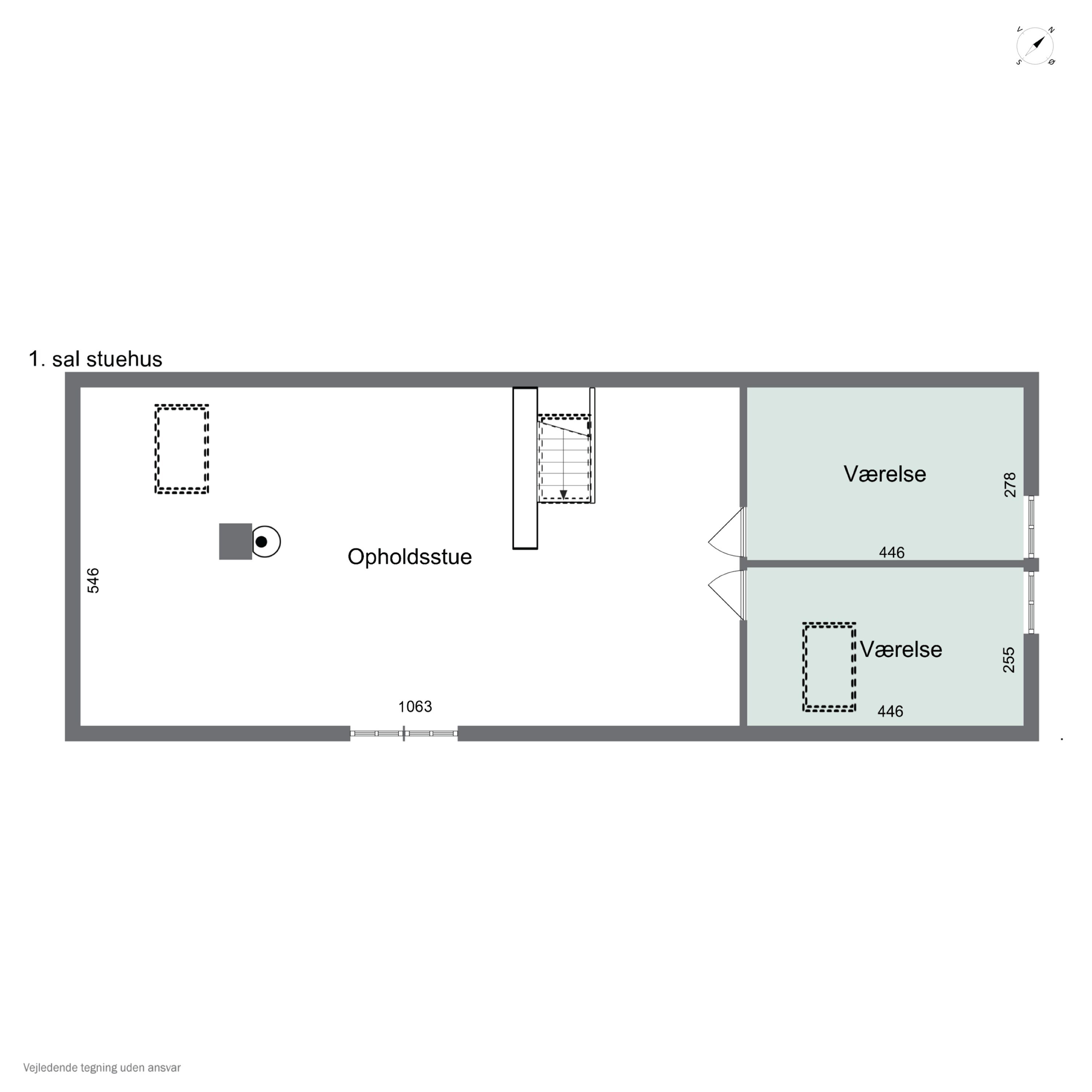 Plantegninger billede af Krækketsvej 3, Østerlars, 3760 Gudhjem