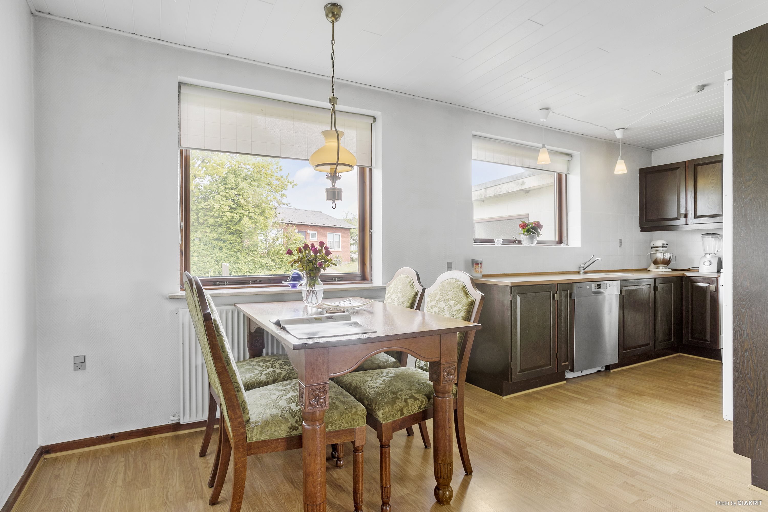 Fremhævet spisekøkken billede i fuldskærmstilstand. Billede af Skolegade 24, 6650 Brørup