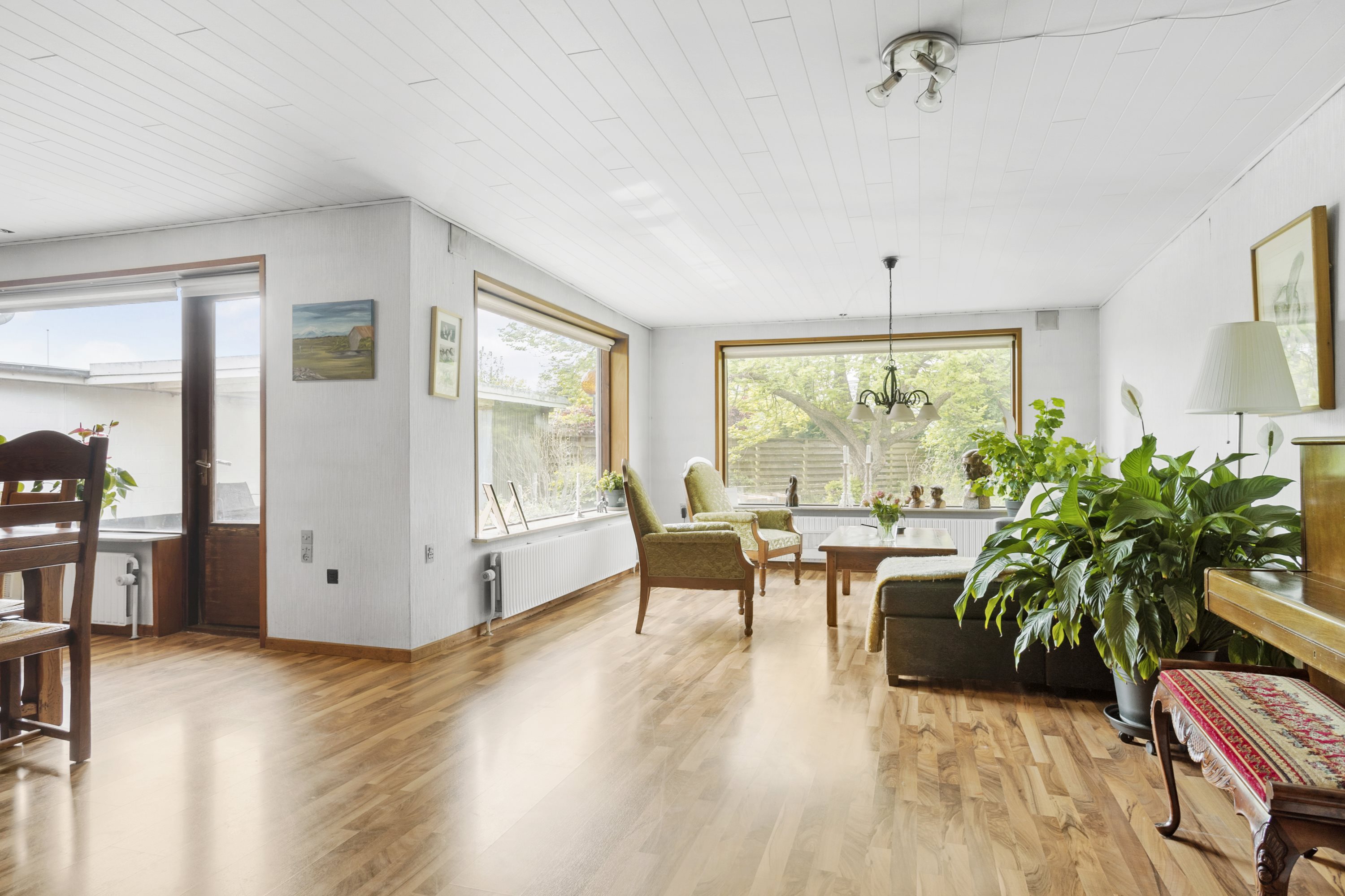 Fremhævet stue billede i fuldskærmstilstand. Billede af Skolegade 24, 6650 Brørup