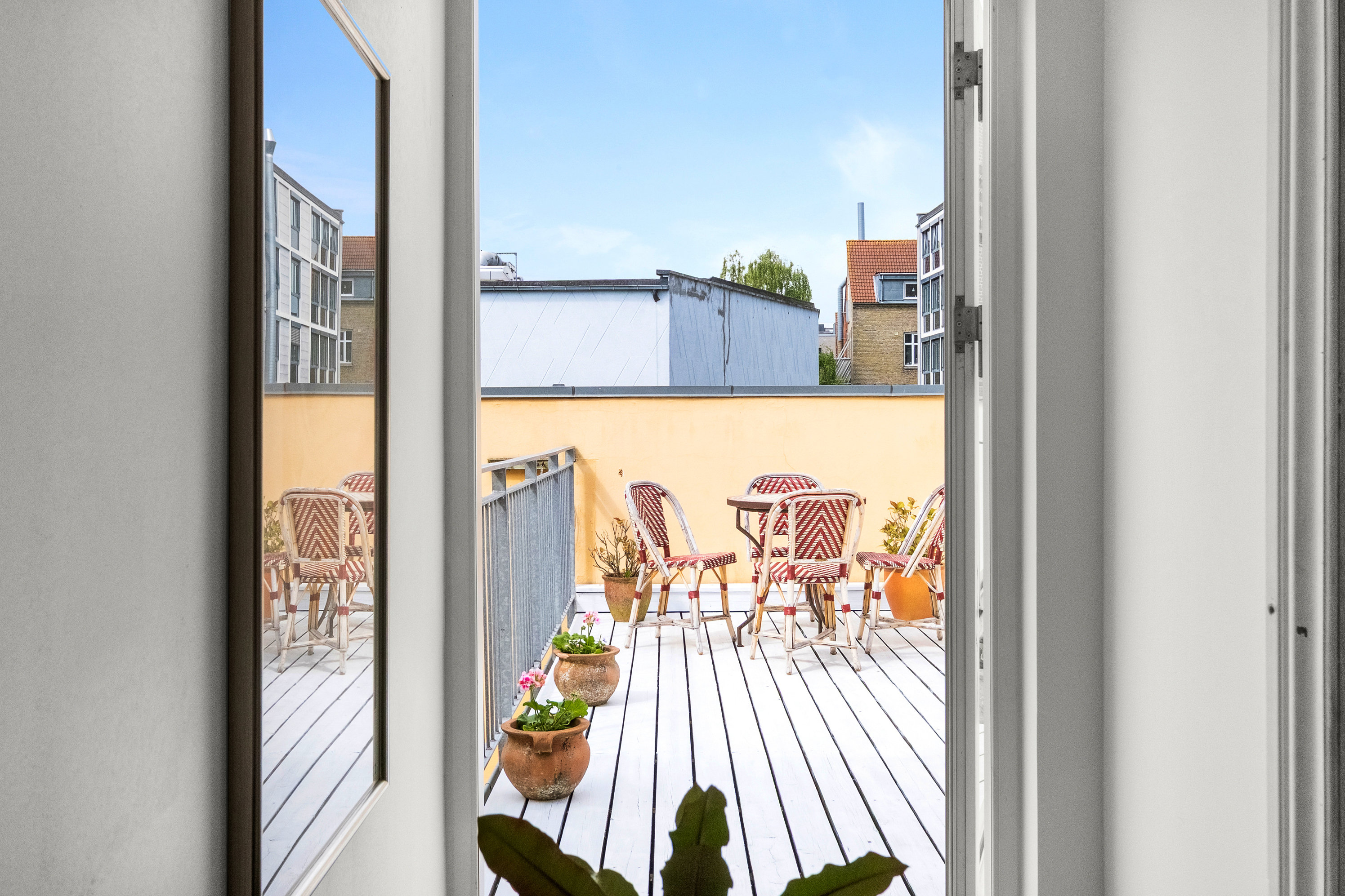 Fremhævet terrasse billede i fuldskærmstilstand. Billede af Bülowsgade 8, 8000 Aarhus C