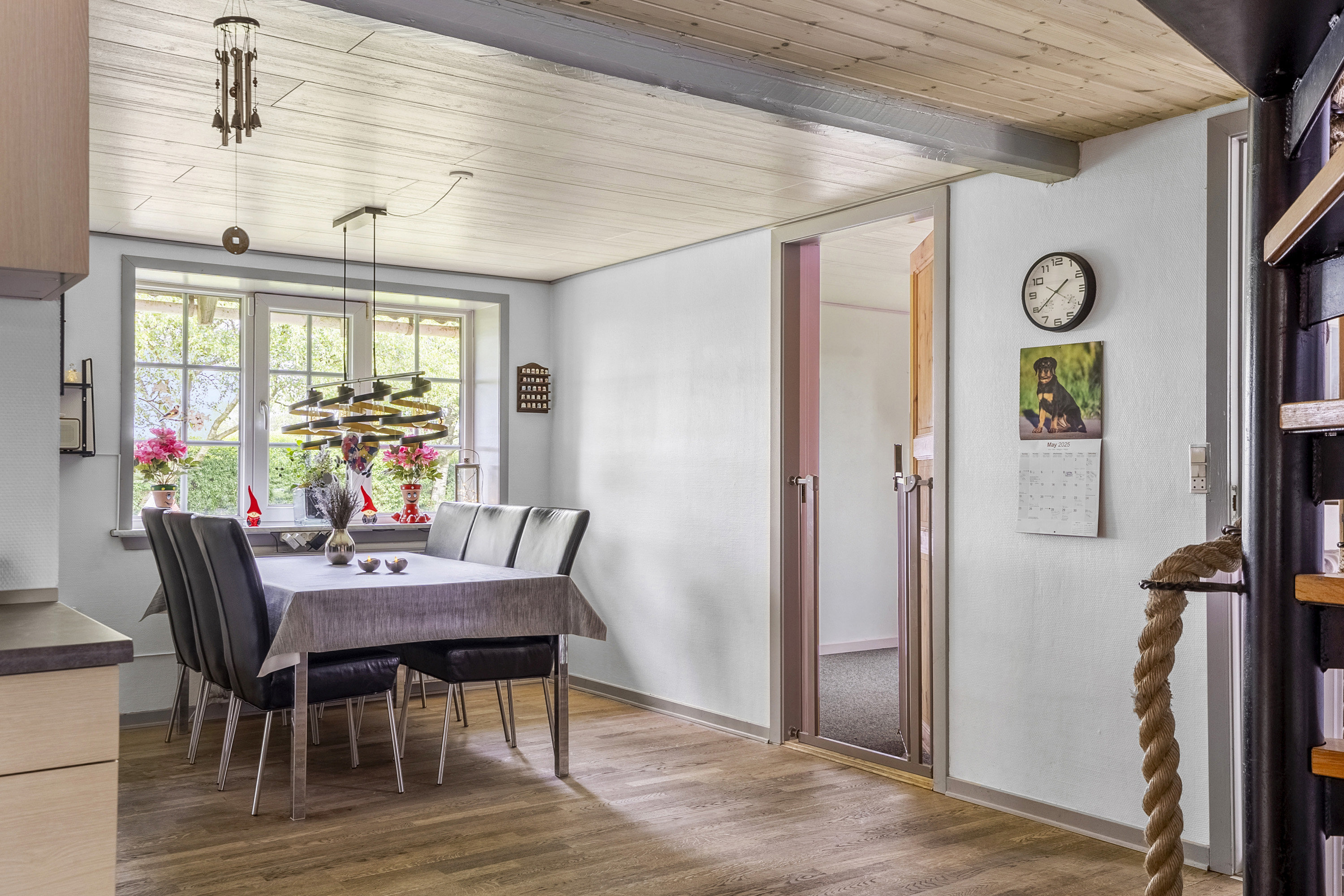 Fremhævet spisestue billede i fuldskærmstilstand. Billede af Lynevej 17, Strellev, 6870 Ølgod