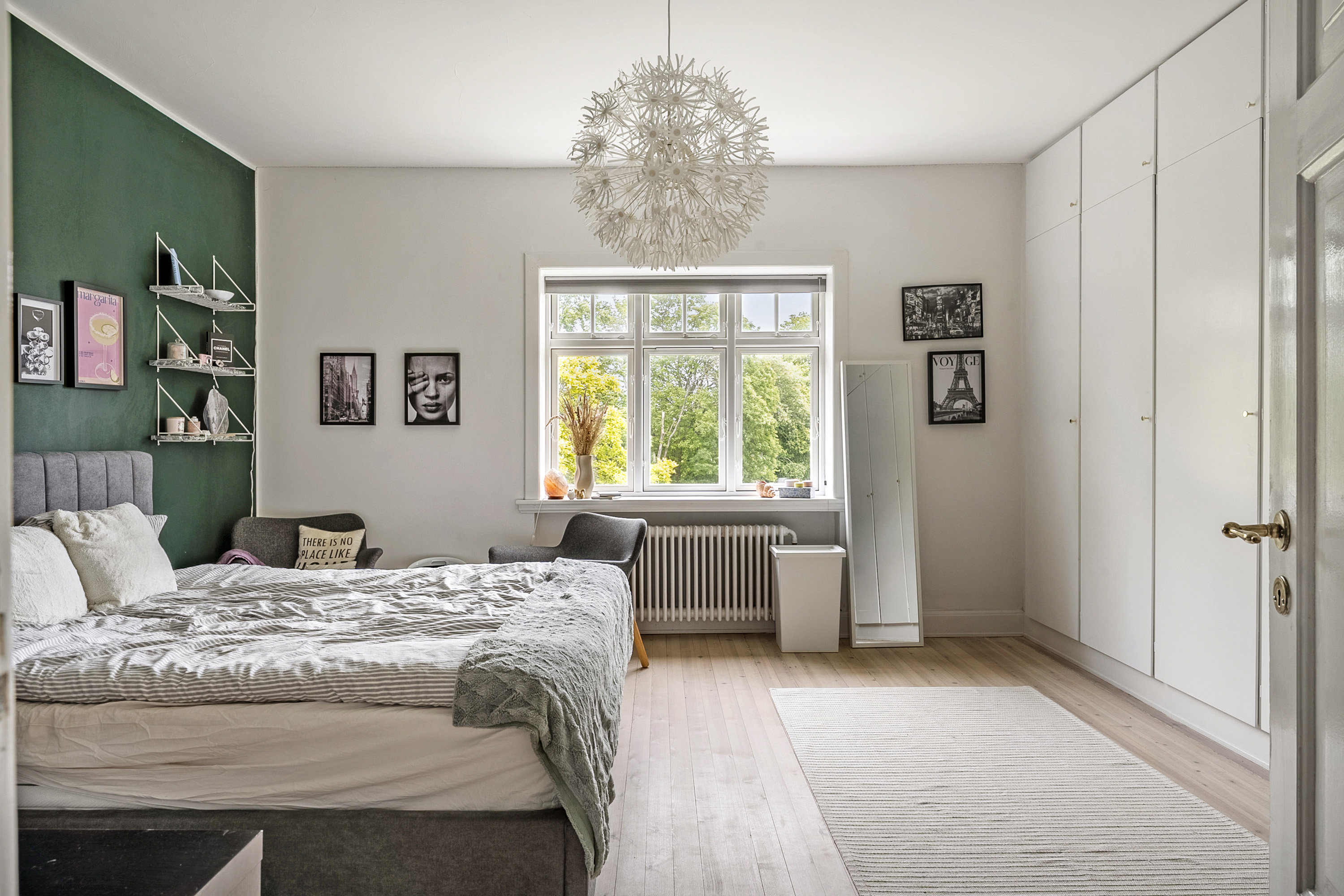 Fremhævet soveværelse billede i fuldskærmstilstand. Billede af Næsset 7A, 8700 Horsens