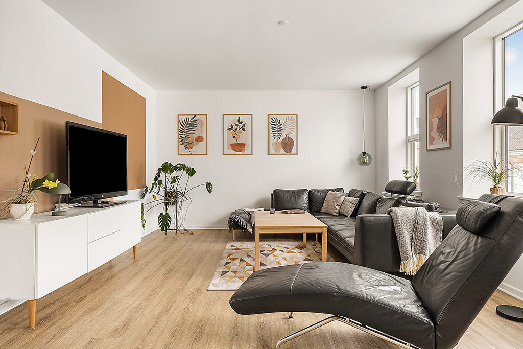 Fremhævet stue billede i fuldskærmstilstand. Billede af Nørregade 22, 6580 Vamdrup