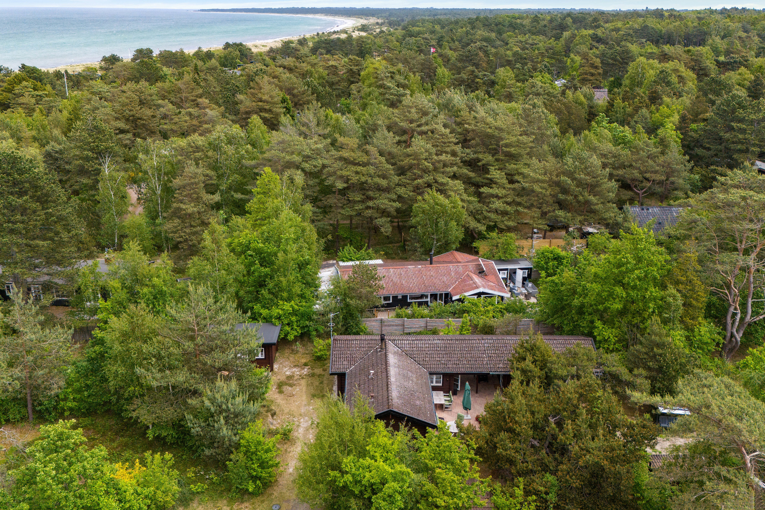 Fremhævet udsigt fra toppen billede i fuldskærmstilstand. Billede af Poppelvej 20, 4500 Nykøbing Sj