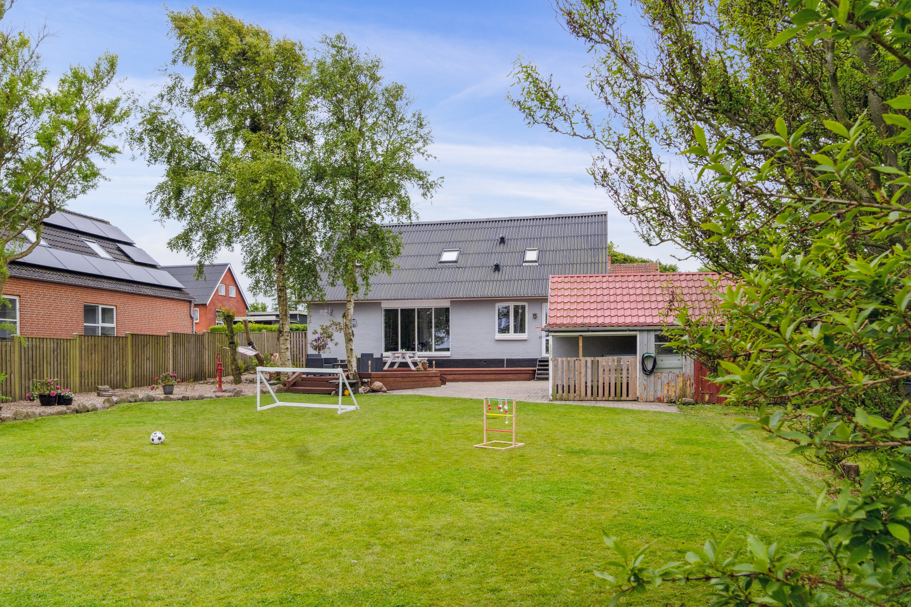 Fremhævet set fra haven billede i fuldskærmstilstand. Billede af Bredgade 42, 7760 Hurup Thy