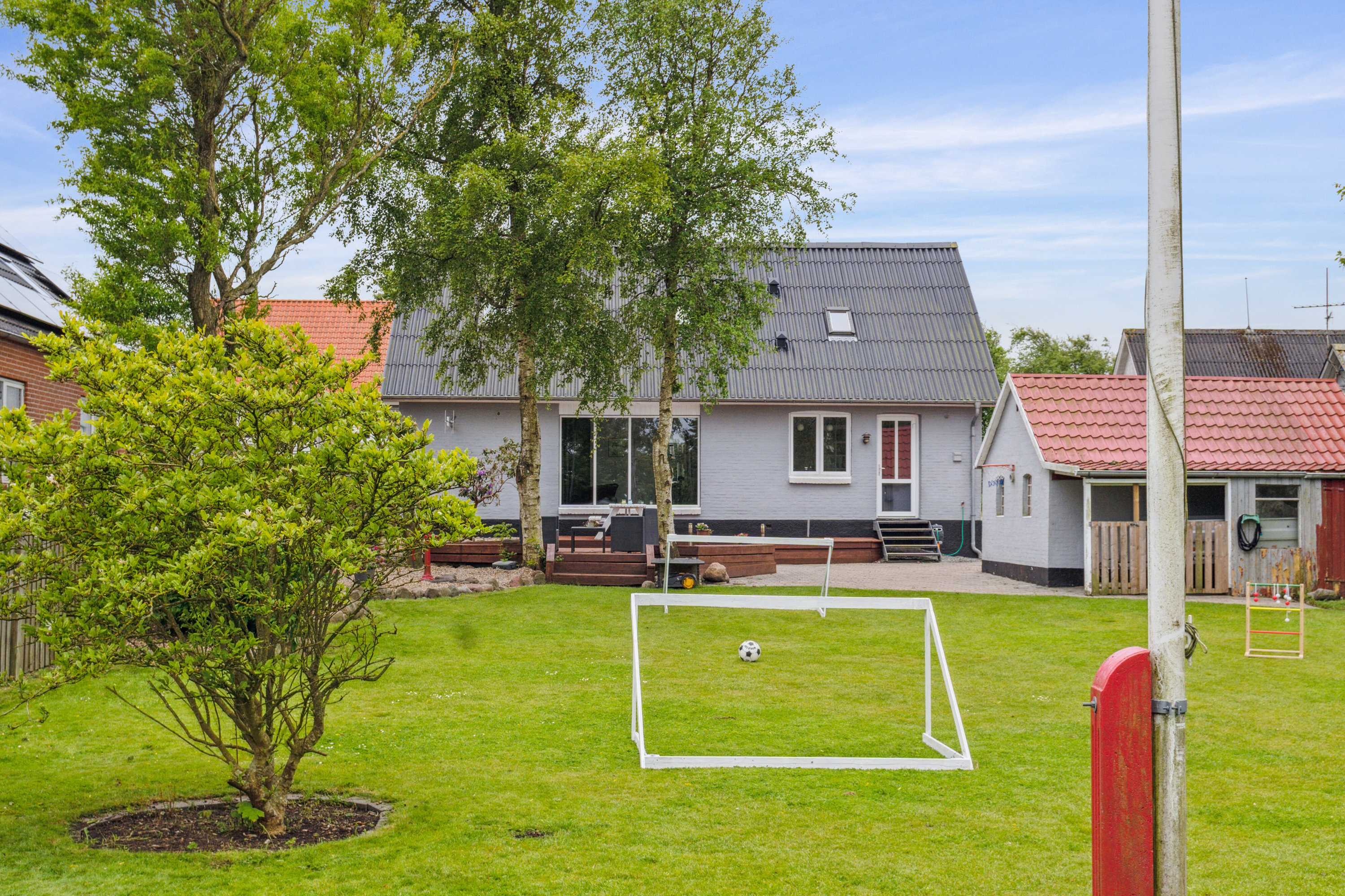 Fremhævet set fra haven billede i fuldskærmstilstand. Billede af Bredgade 42, 7760 Hurup Thy