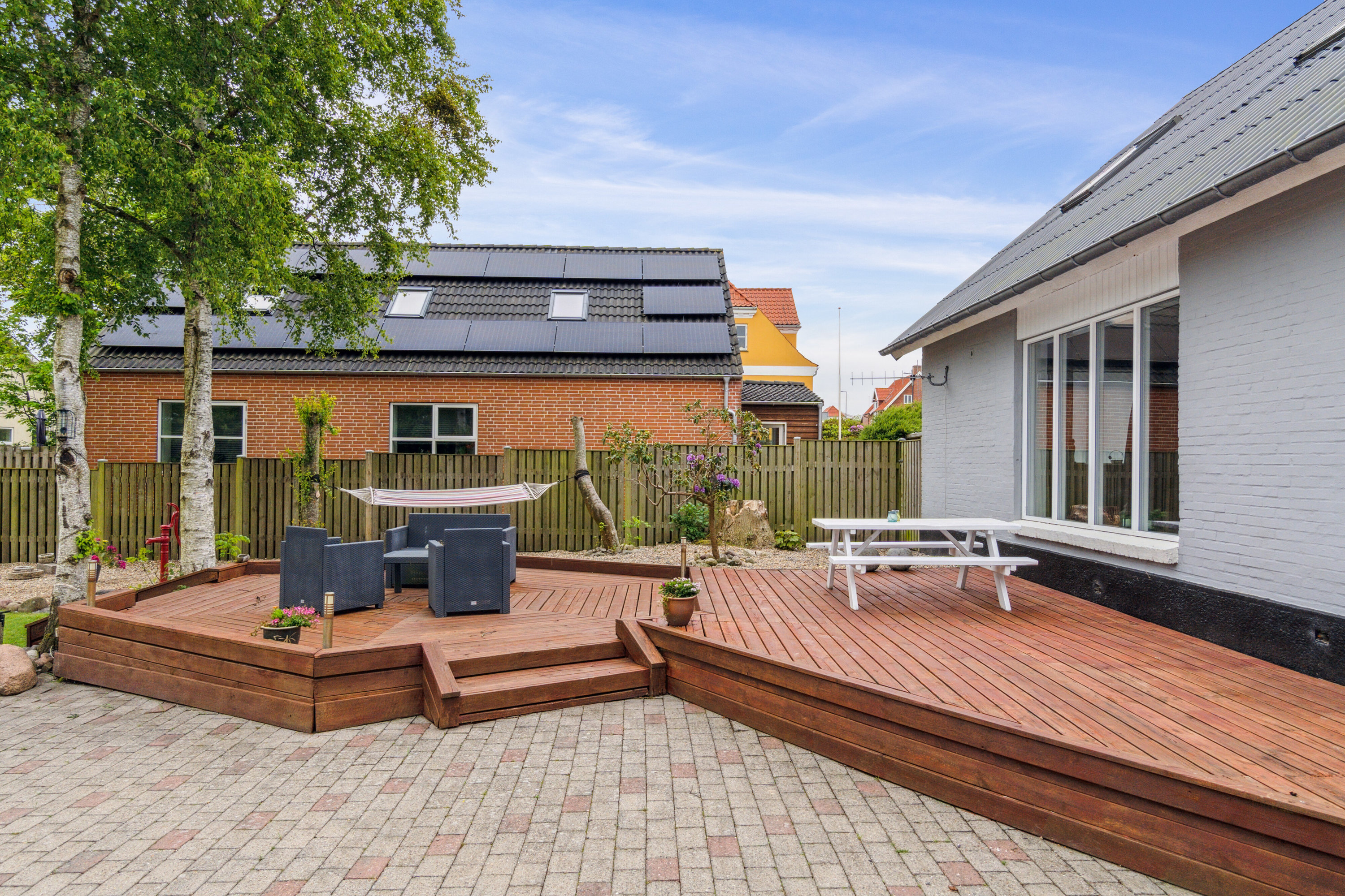 Fremhævet terrasse billede i fuldskærmstilstand. Billede af Bredgade 42, 7760 Hurup Thy