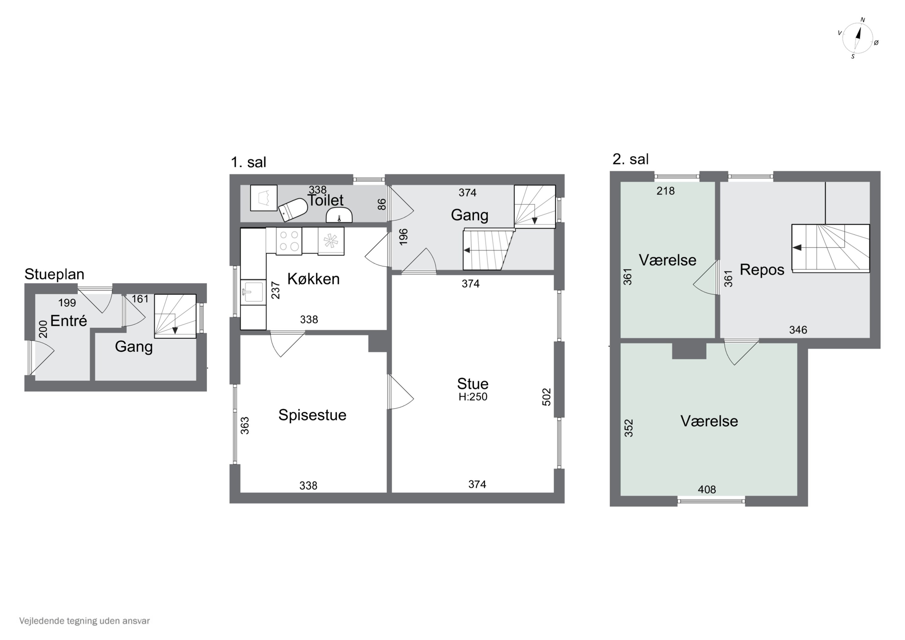 Plantegninger billede af Kristiansgade 33, 1., 7430 Ikast