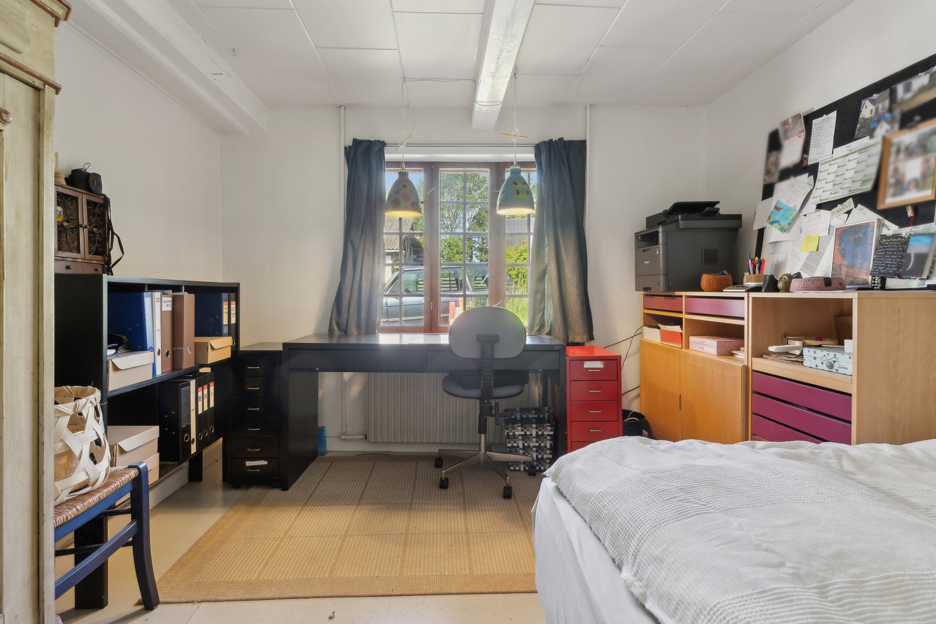 Fremhævet soveværelse billede i fuldskærmstilstand. Billede af Sønderbyvej 1, Sønderby, 4050 Skibby