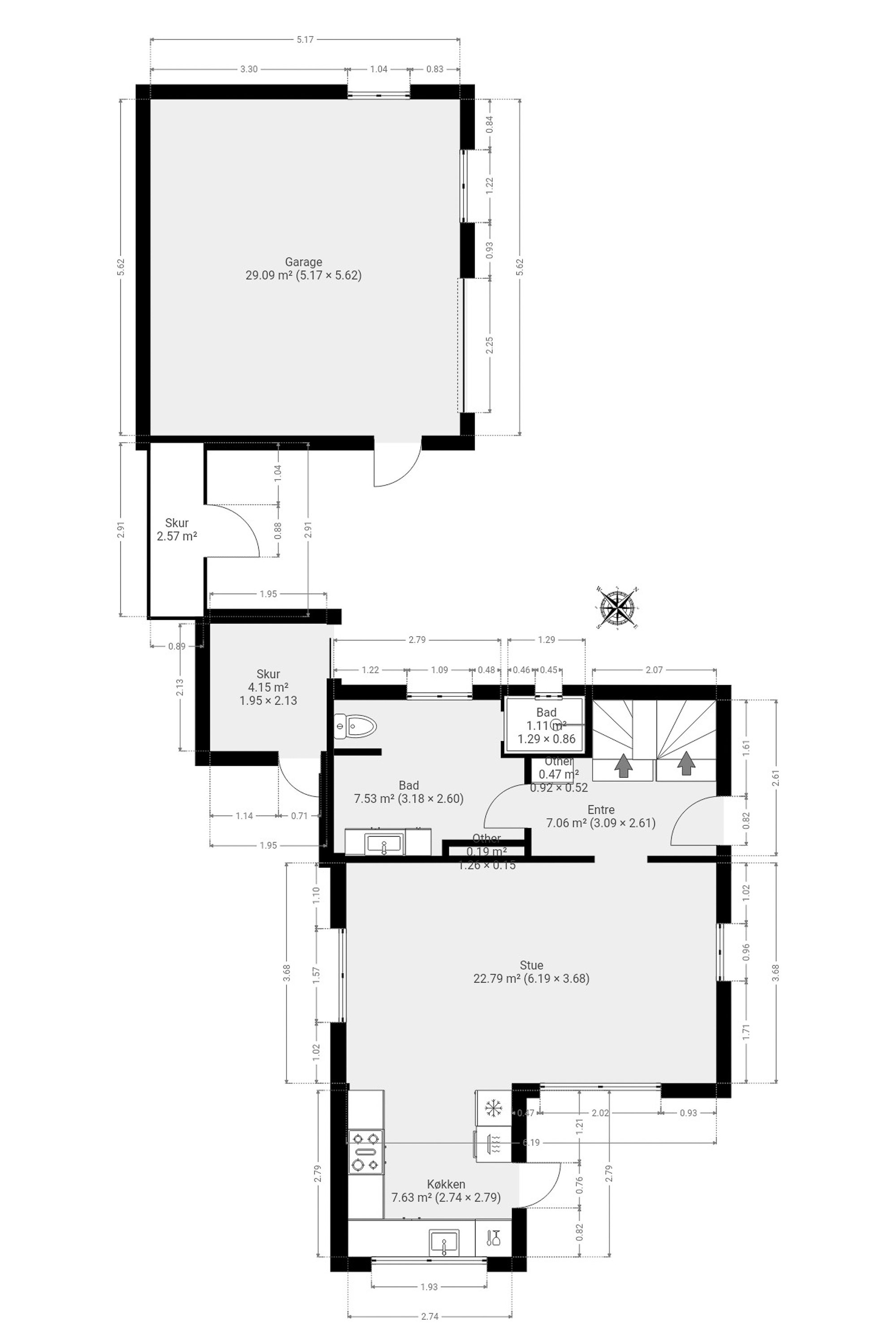 Plantegninger billede af Fritz Sybergsvej 2, 5600 Faaborg
