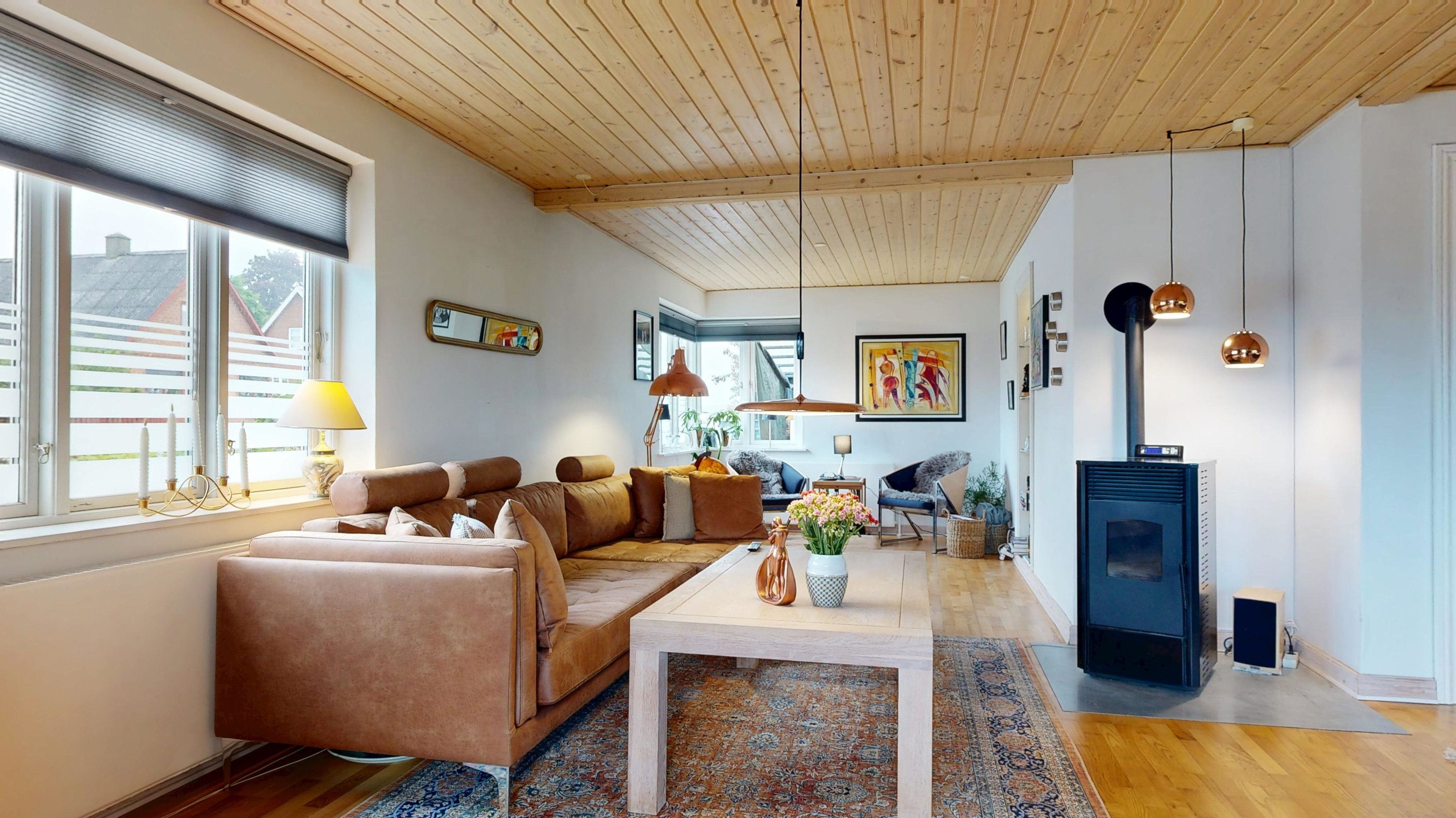 Fremhævet stue billede i fuldskærmstilstand. Billede af Horsensvej 149, Tebstrup, 8660 Skanderborg