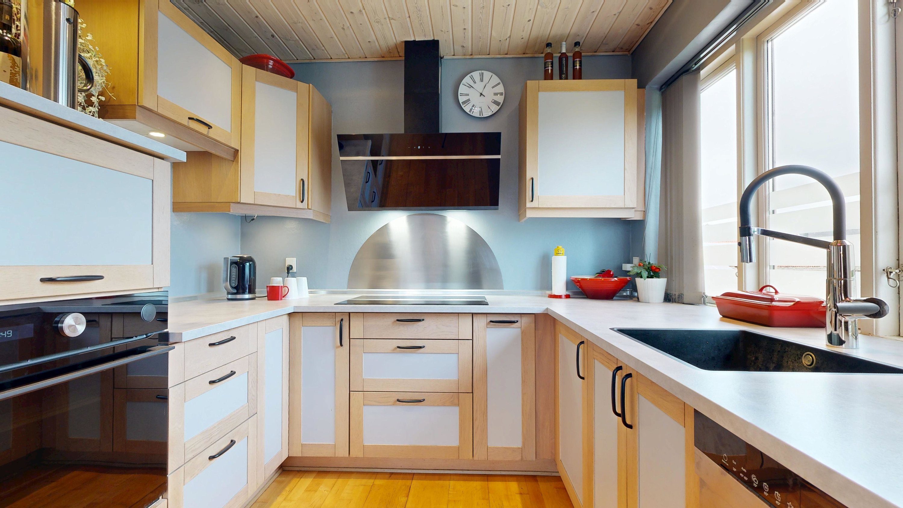 Fremhævet køkken billede i fuldskærmstilstand. Billede af Horsensvej 149, Tebstrup, 8660 Skanderborg