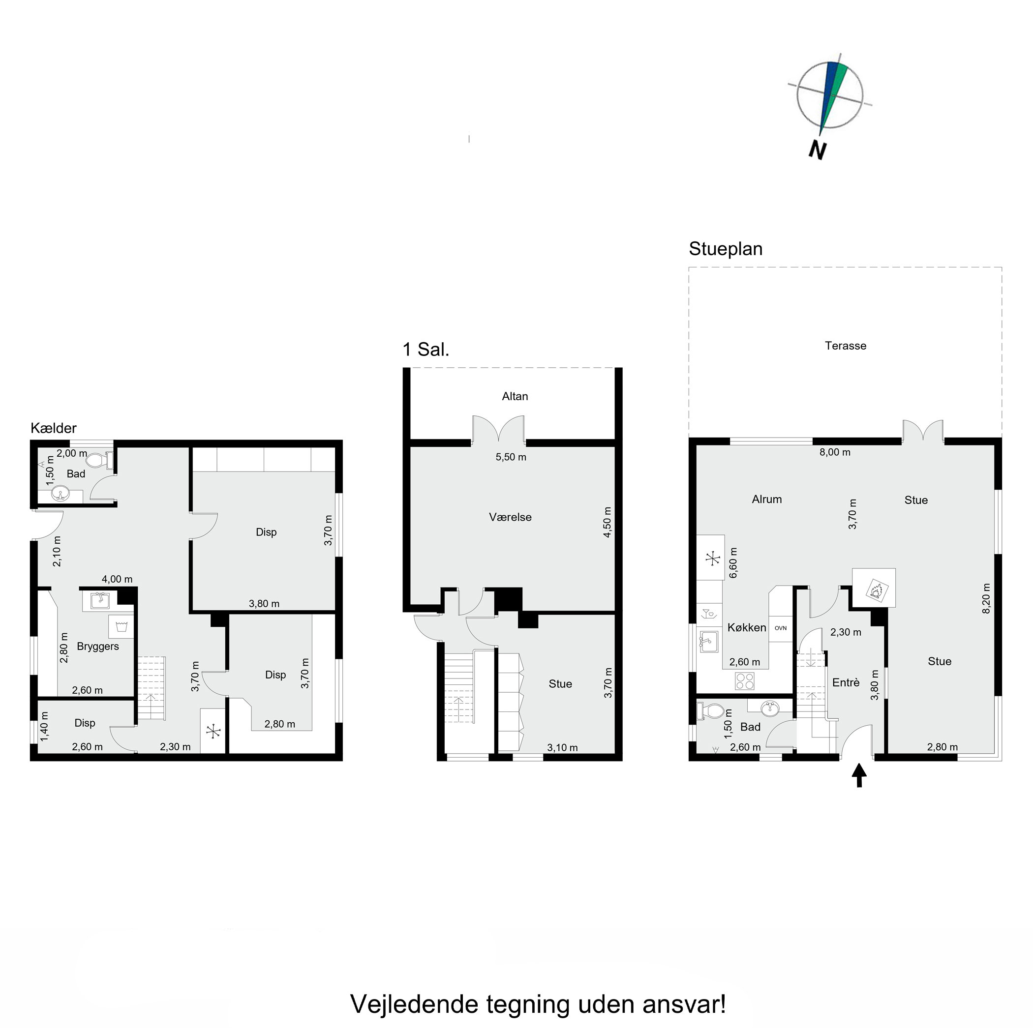 Plantegninger billede af Horsensvej 149, Tebstrup, 8660 Skanderborg