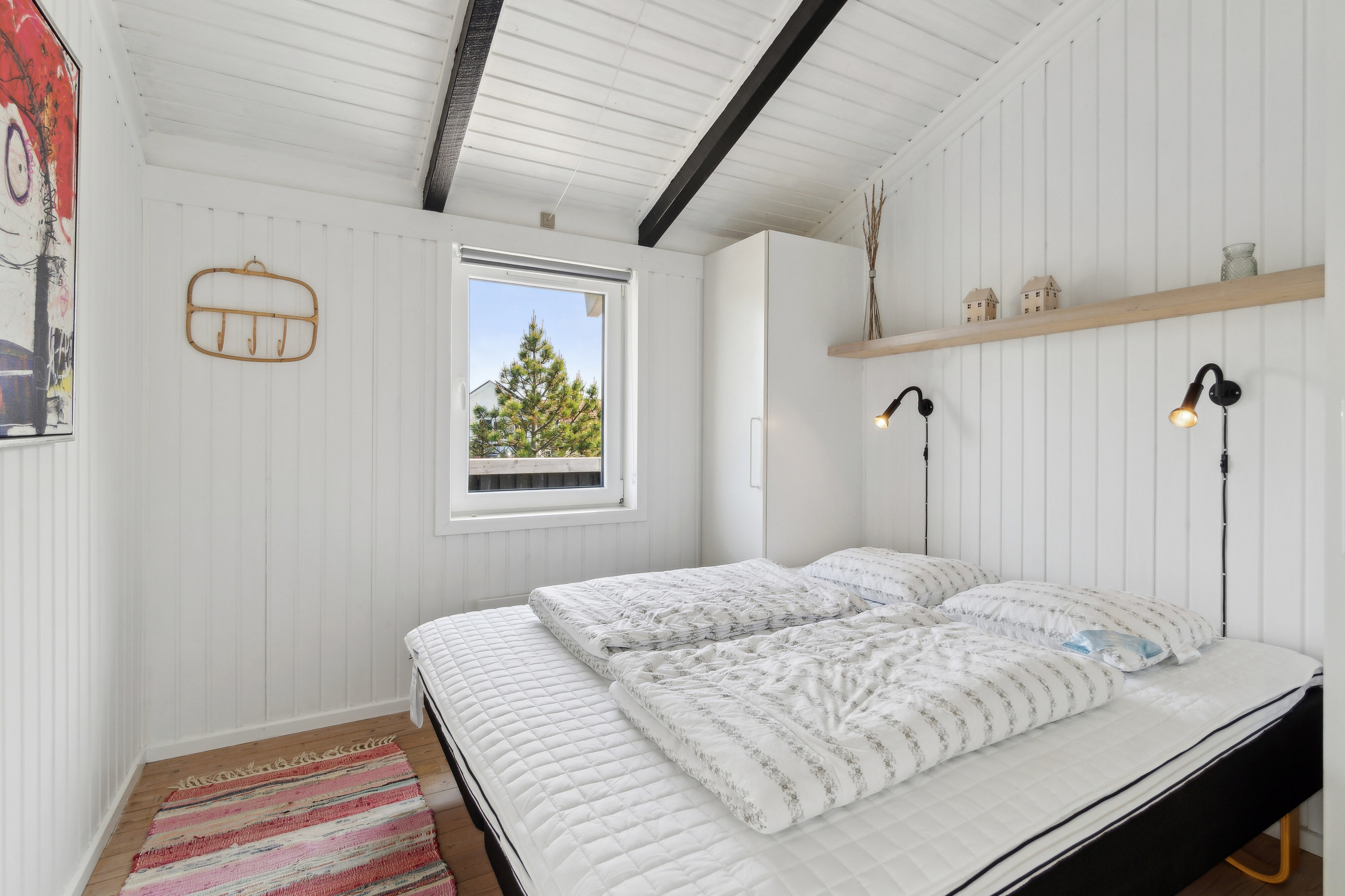 Fremhævet soveværelse billede i fuldskærmstilstand. Billede af Tuerbak 26, Klitmøller, 7700 Thisted