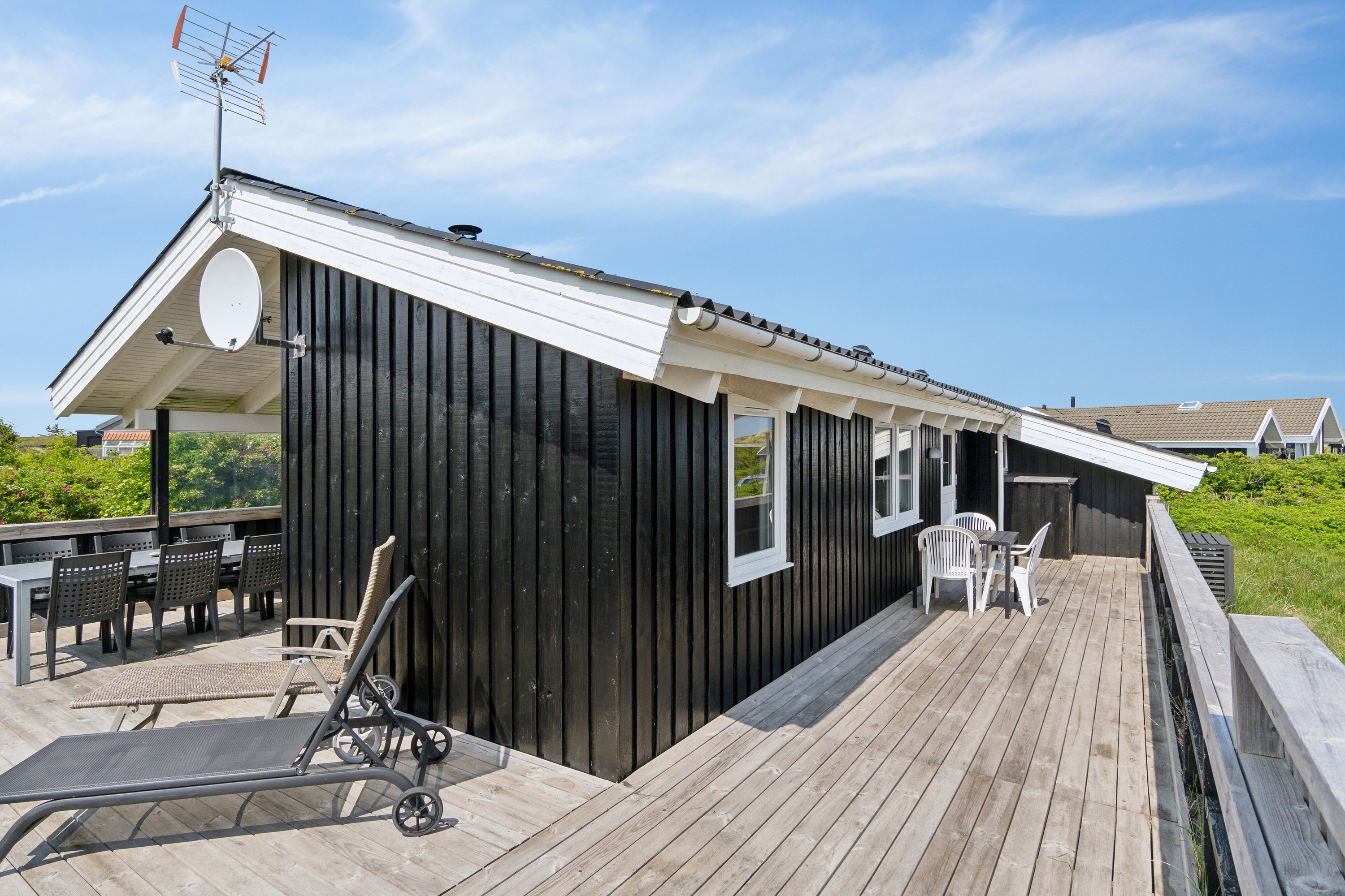 Fremhævet tagterrasse billede i fuldskærmstilstand. Billede af Tuerbak 26, Klitmøller, 7700 Thisted