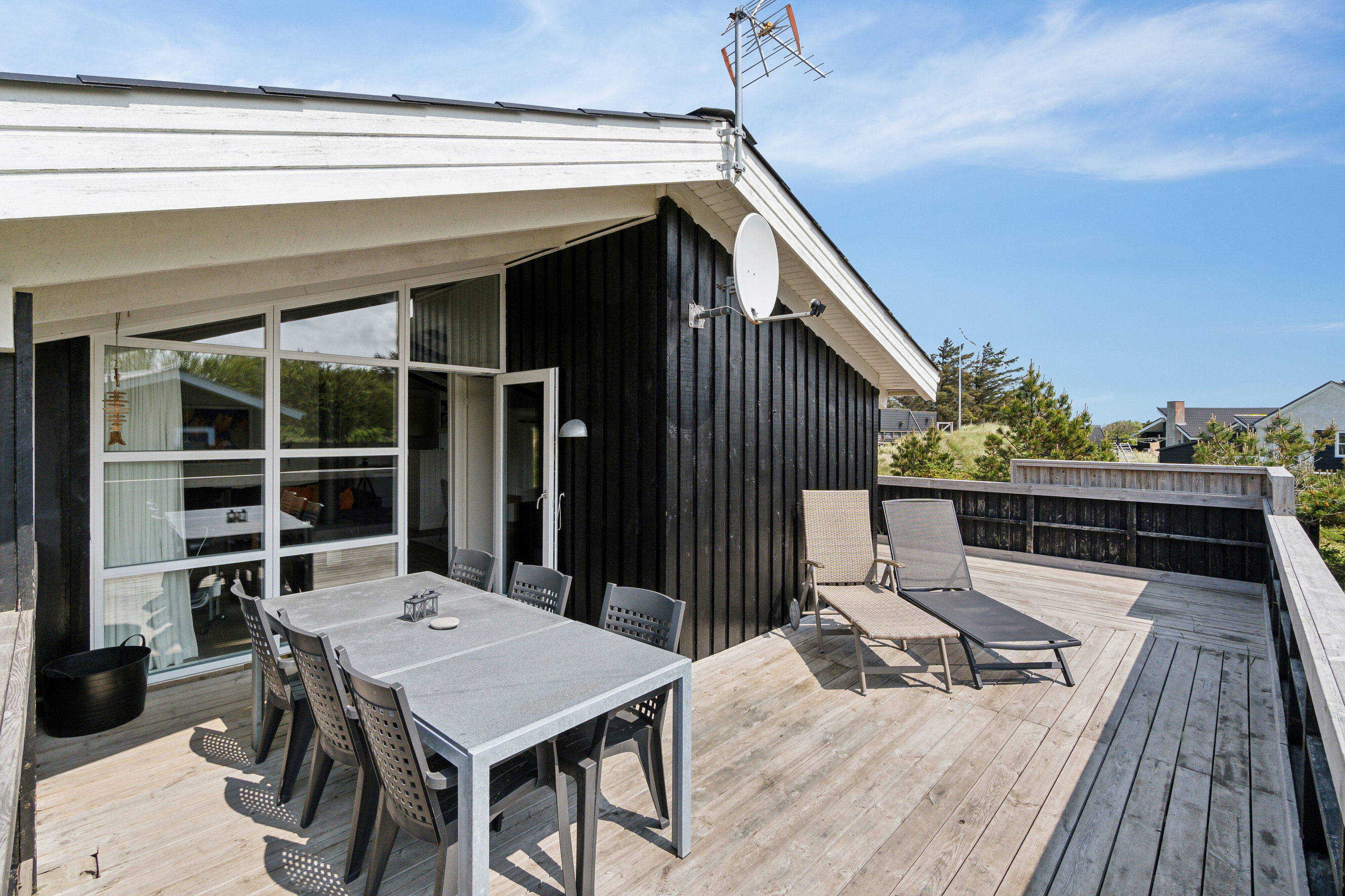 Fremhævet tagterrasse billede i fuldskærmstilstand. Billede af Tuerbak 26, Klitmøller, 7700 Thisted