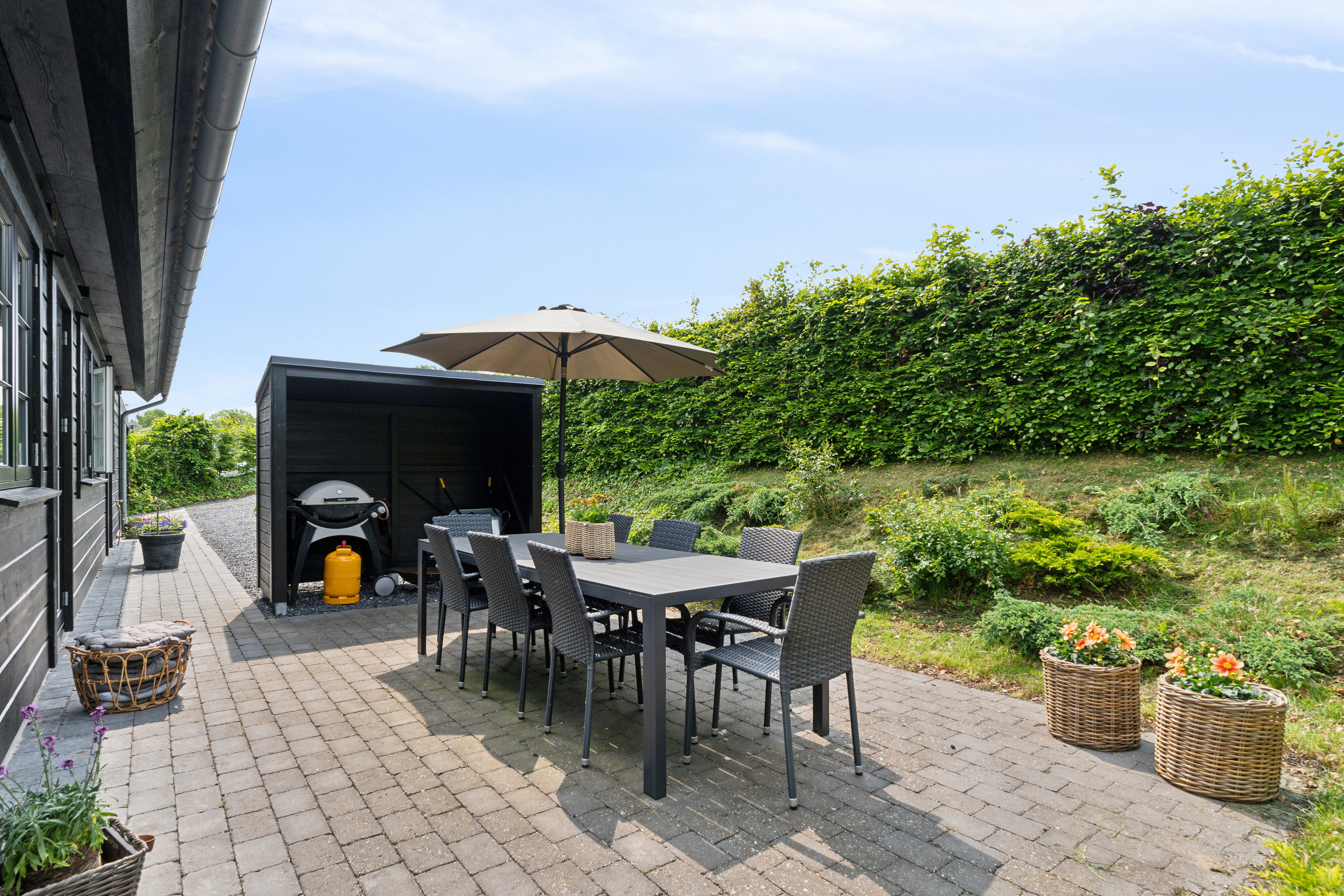 Fremhævet terrasse billede i fuldskærmstilstand. Billede af Ydunshave 8, Tåsinge, 5700 Svendborg