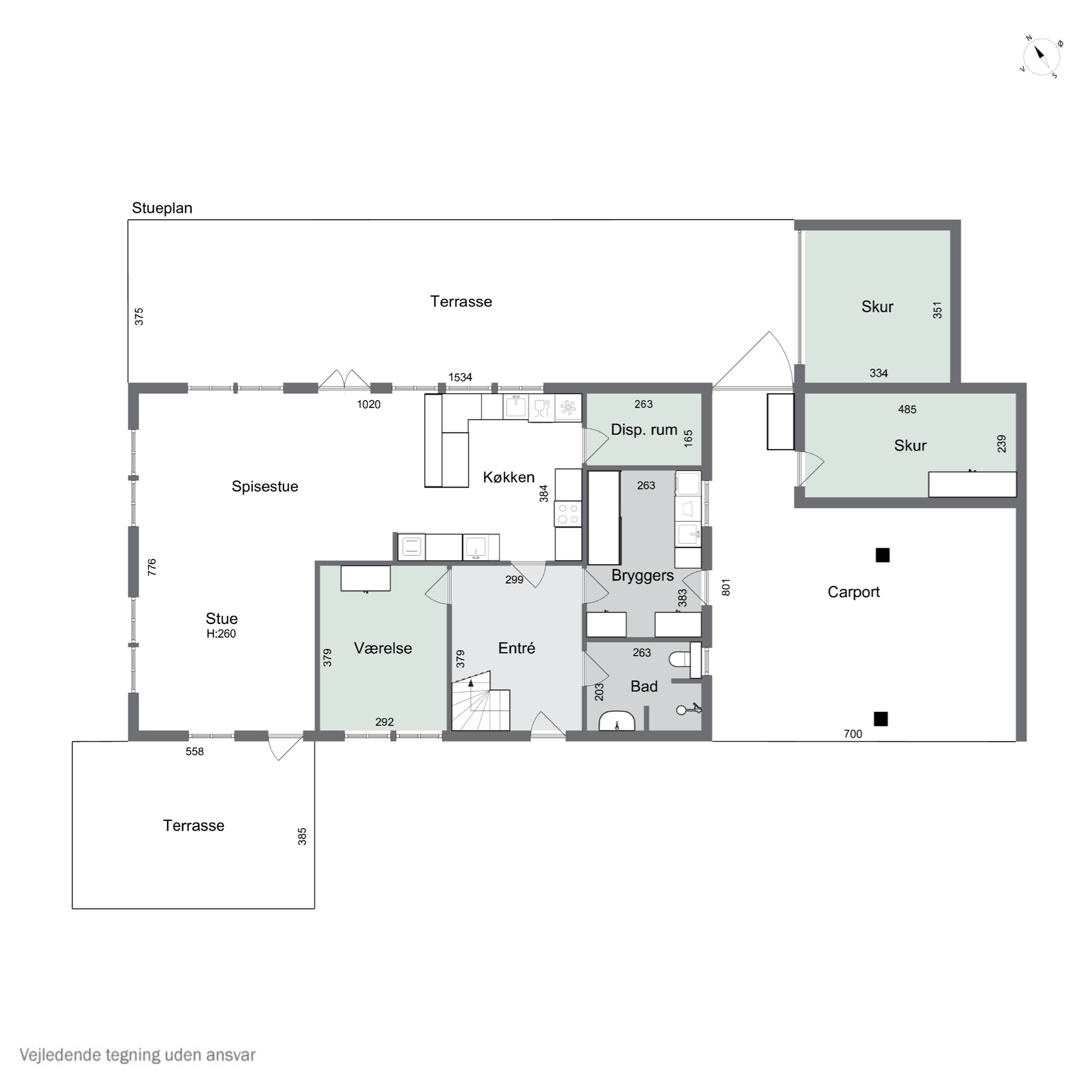 Plantegninger billede af Ydunshave 8, Tåsinge, 5700 Svendborg