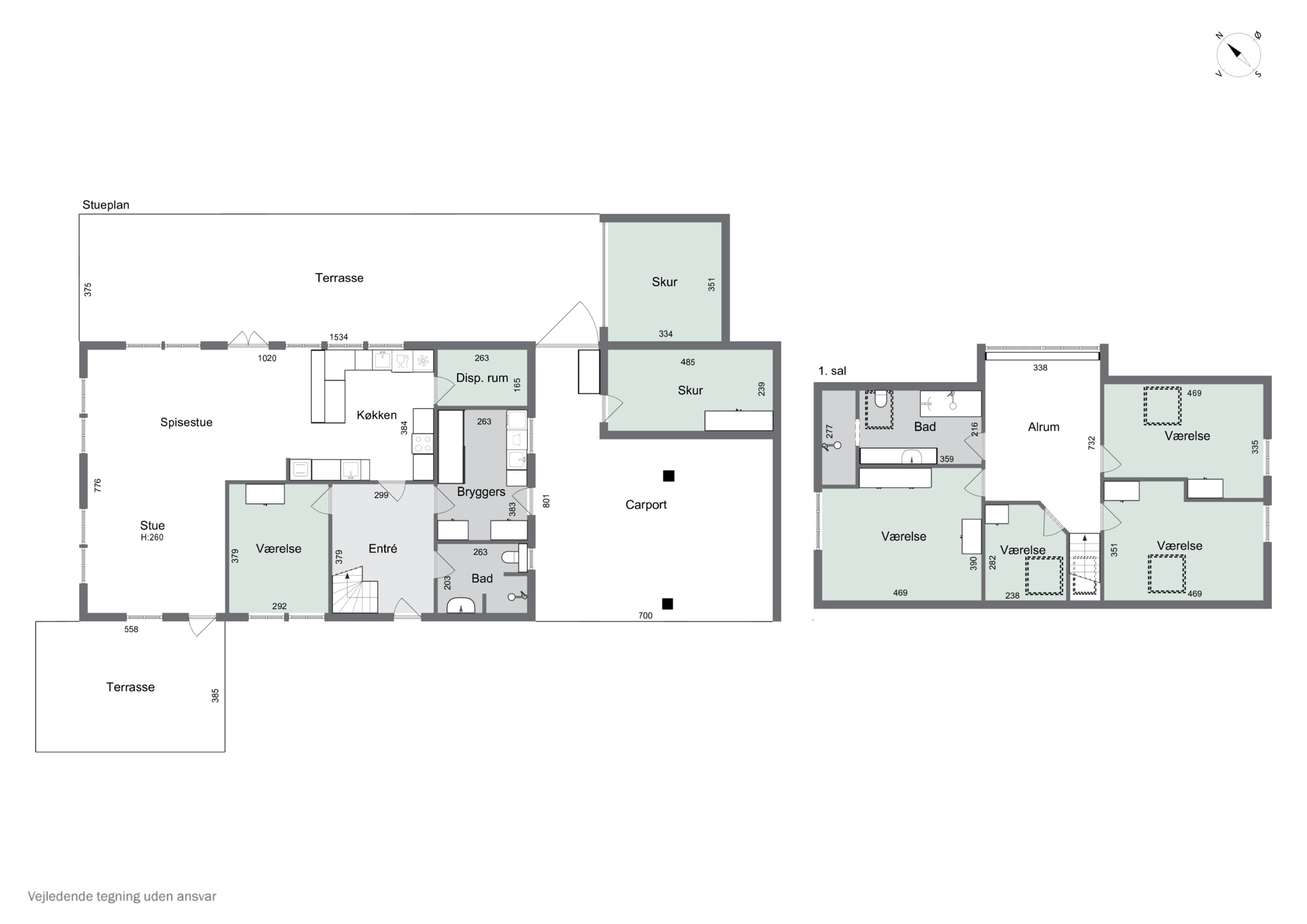 Plantegninger billede af Ydunshave 8, Tåsinge, 5700 Svendborg
