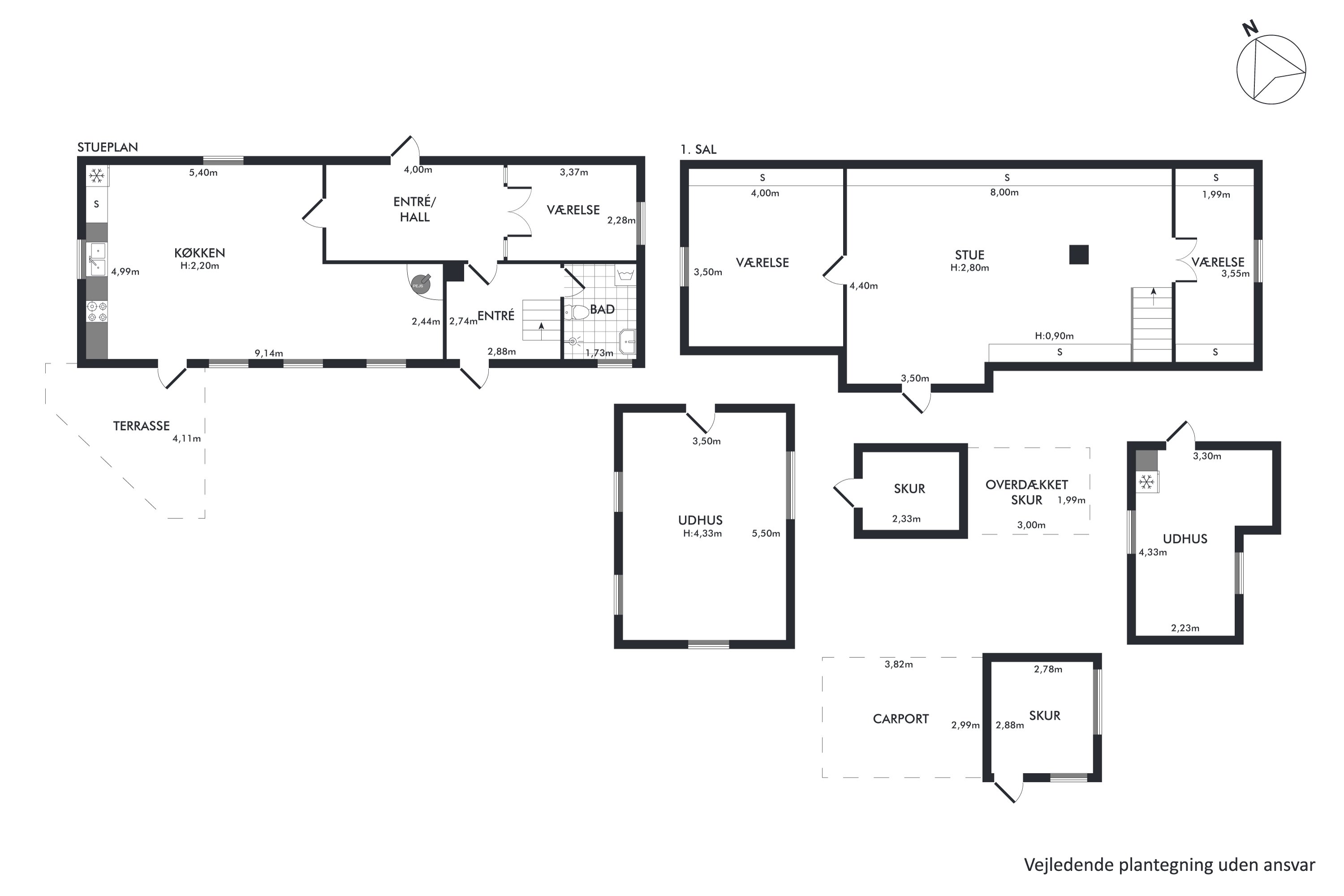 Plantegninger billede af Sigerslevvej 48, Sigerslev, 4660 Store Heddinge