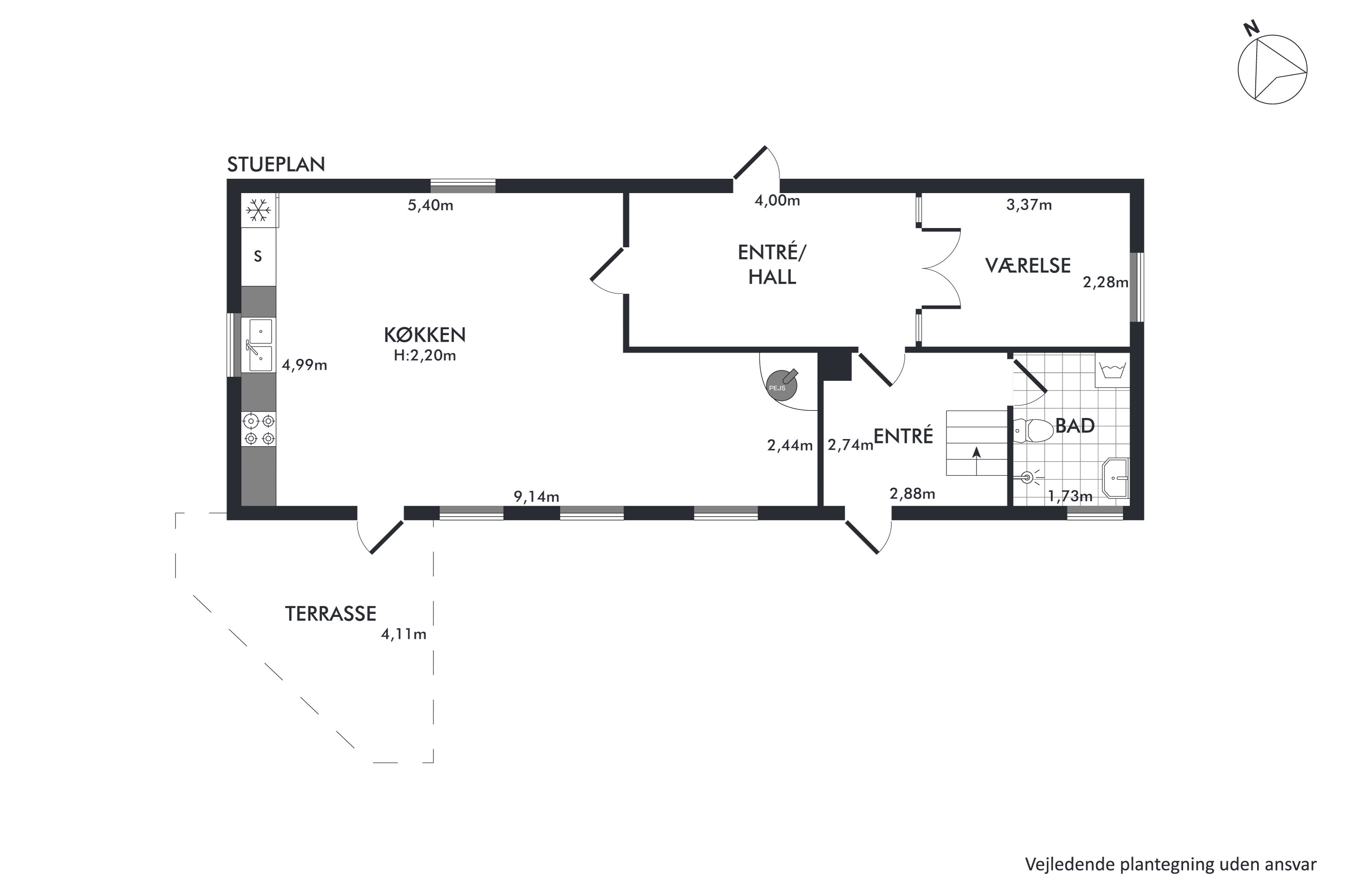 Plantegninger billede af Sigerslevvej 48, Sigerslev, 4660 Store Heddinge