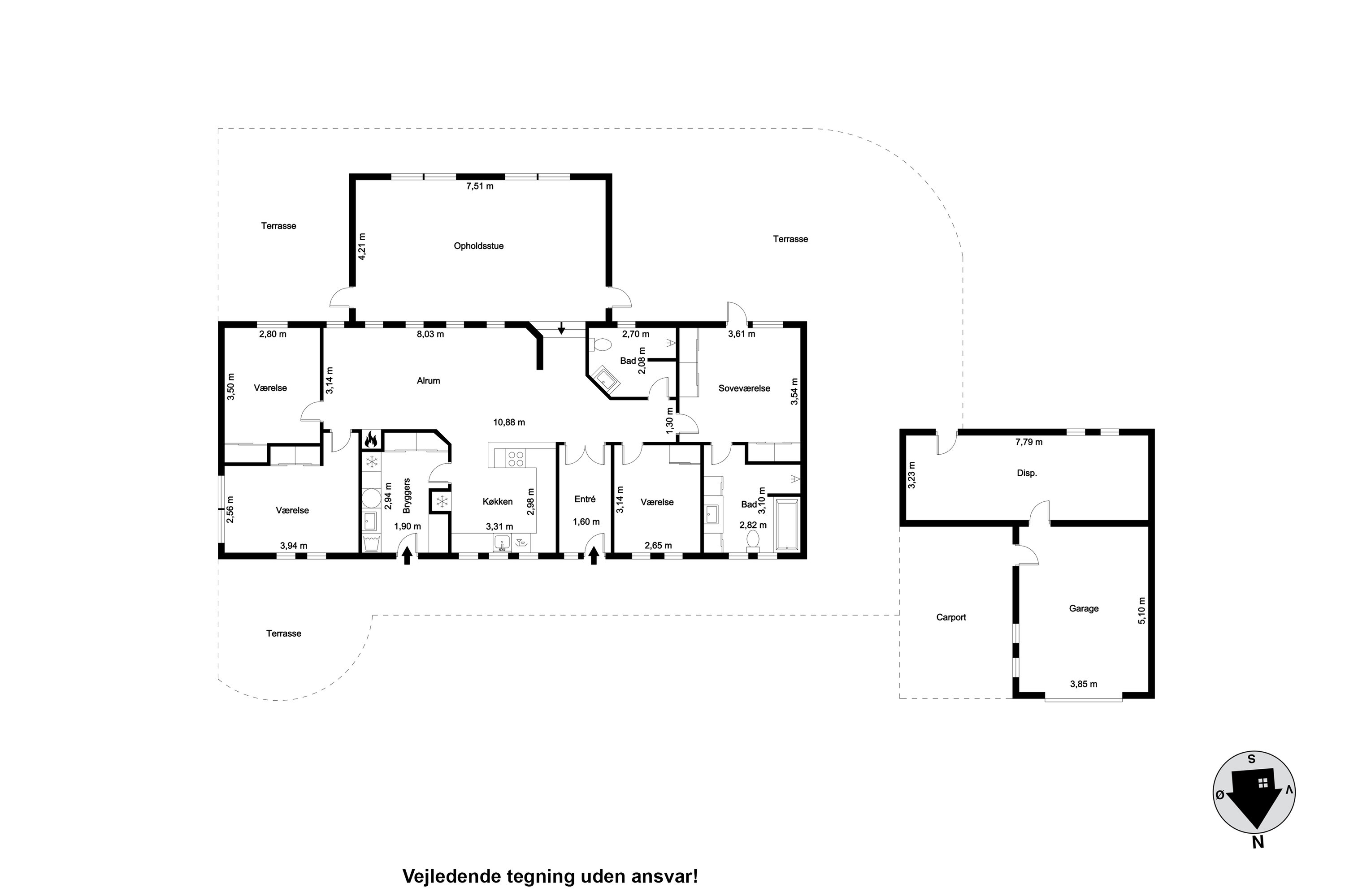 Plantegninger billede af Ryetsvej 38, Kilden, 9900 Frederikshavn
