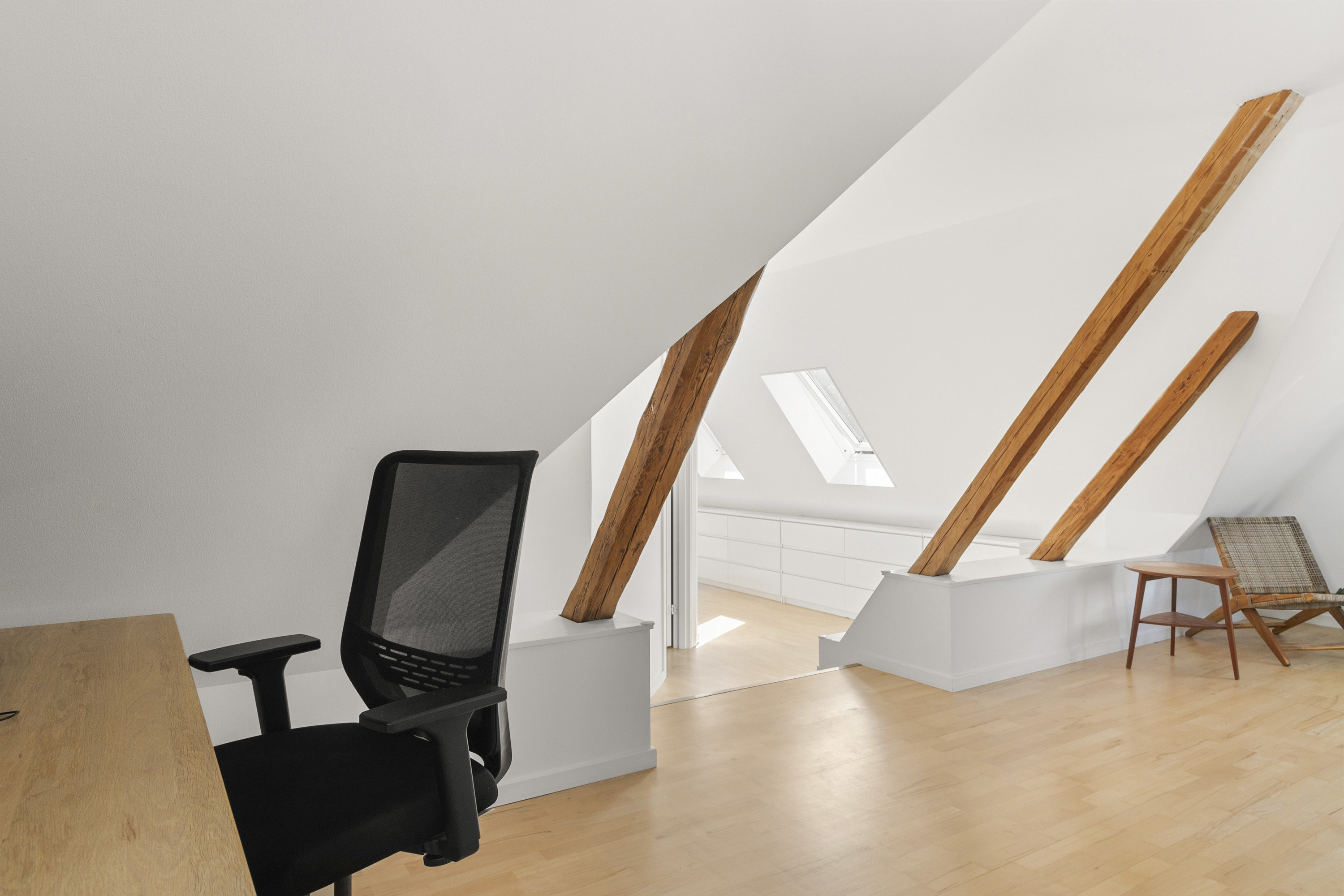 Fremhævet soveværelse billede i fuldskærmstilstand. Billede af Baneskellet 40, 2950 Vedbæk