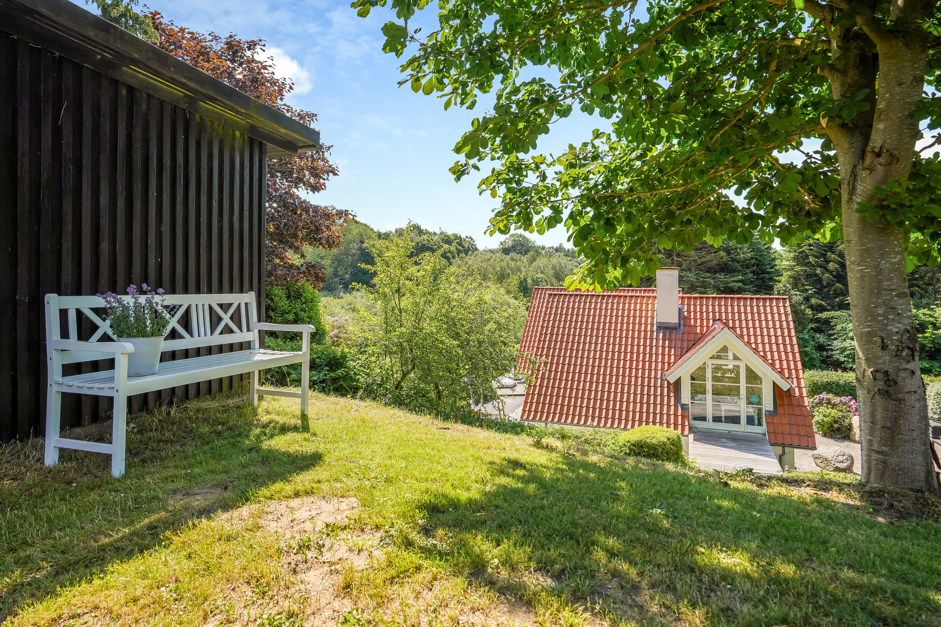 Fremhævet terrasse billede i fuldskærmstilstand. Billede af Dæmningen 95, Strib, 5500 Middelfart