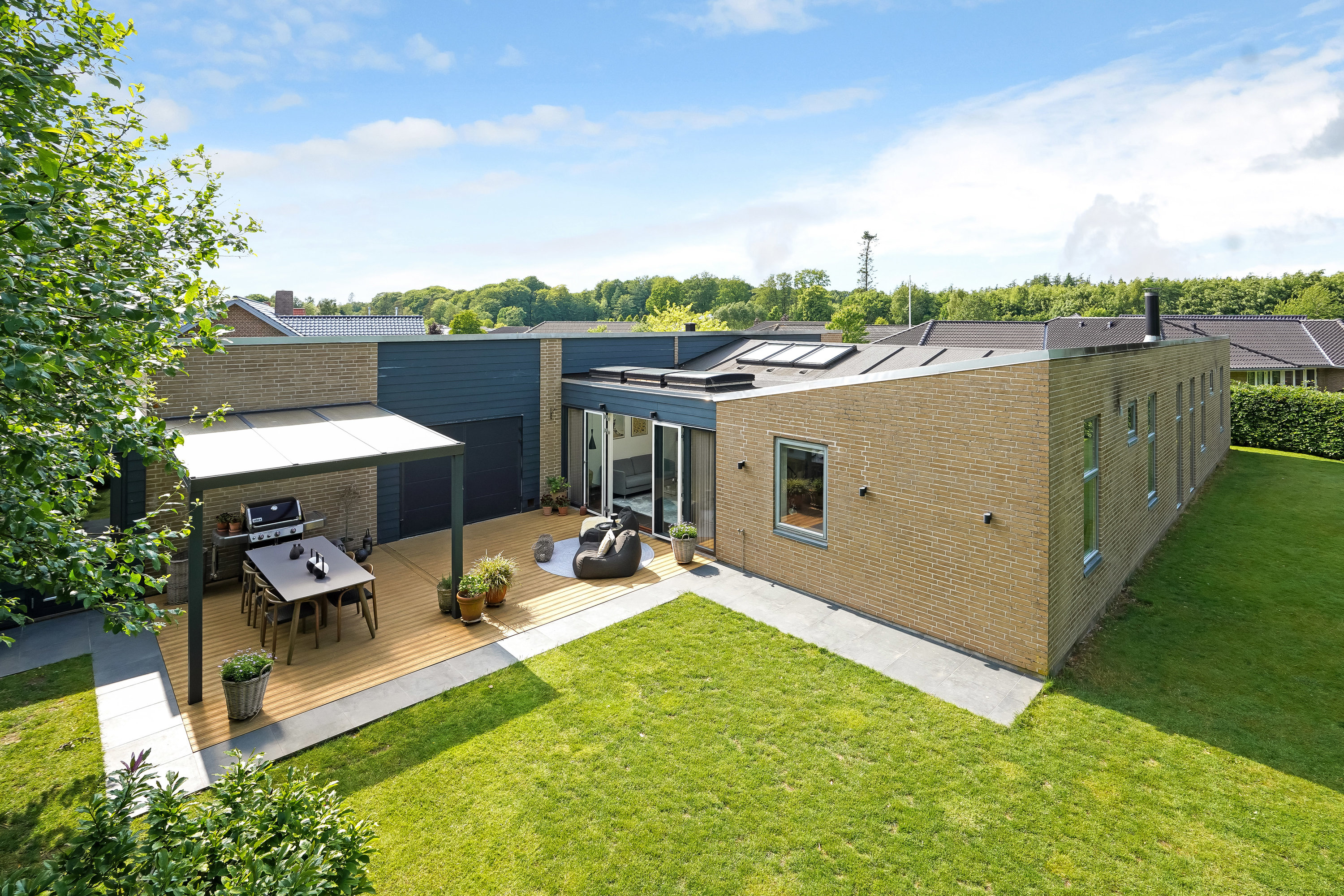 Fremhævet ejendommen billede i fuldskærmstilstand. Billede af Skovbrynet 19, 5620 Glamsbjerg