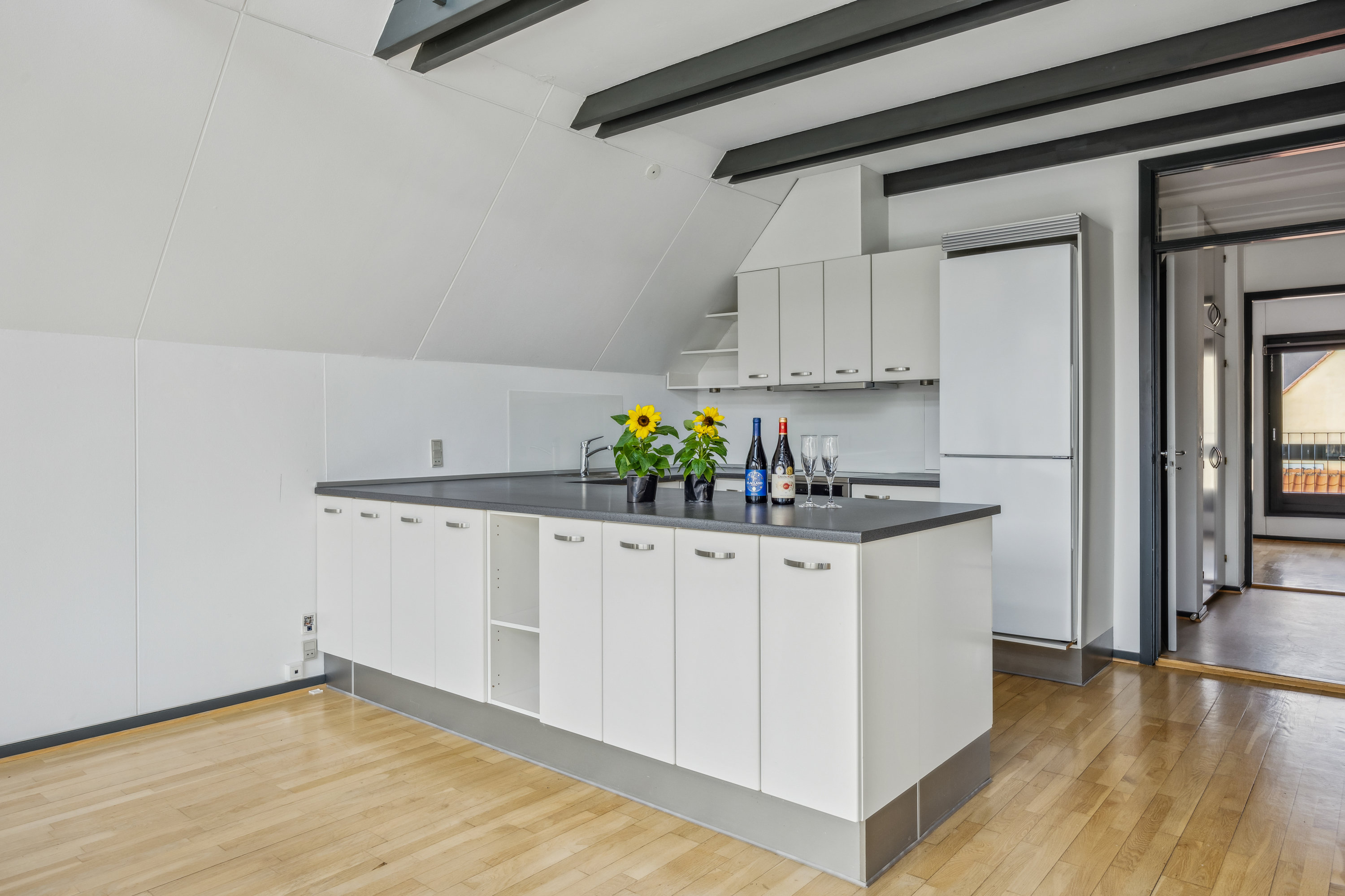 Fremhævet køkken billede i fuldskærmstilstand. Billede af Jernbanegade 25, 8400 Ebeltoft