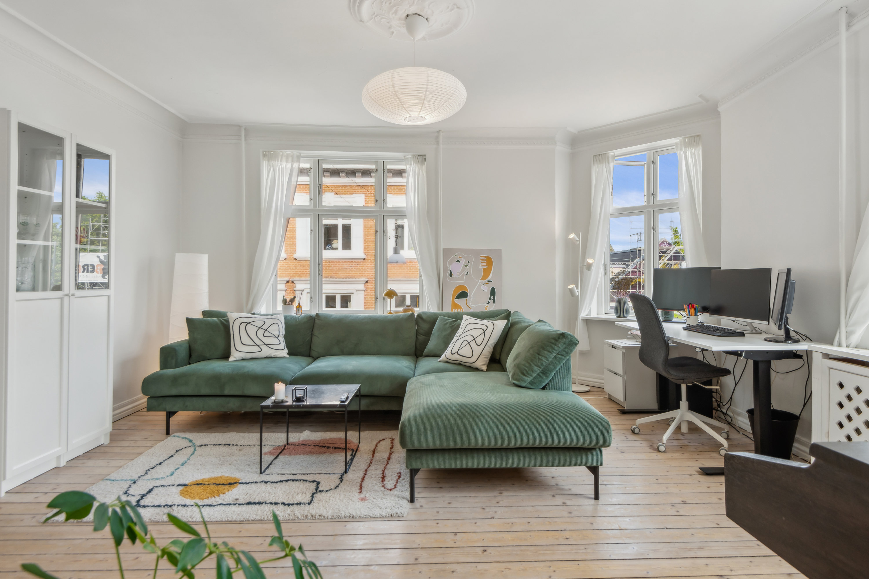 Fremhævet stue billede i fuldskærmstilstand. Billede af Løkkegade 15, 2. tv., 9000 Aalborg