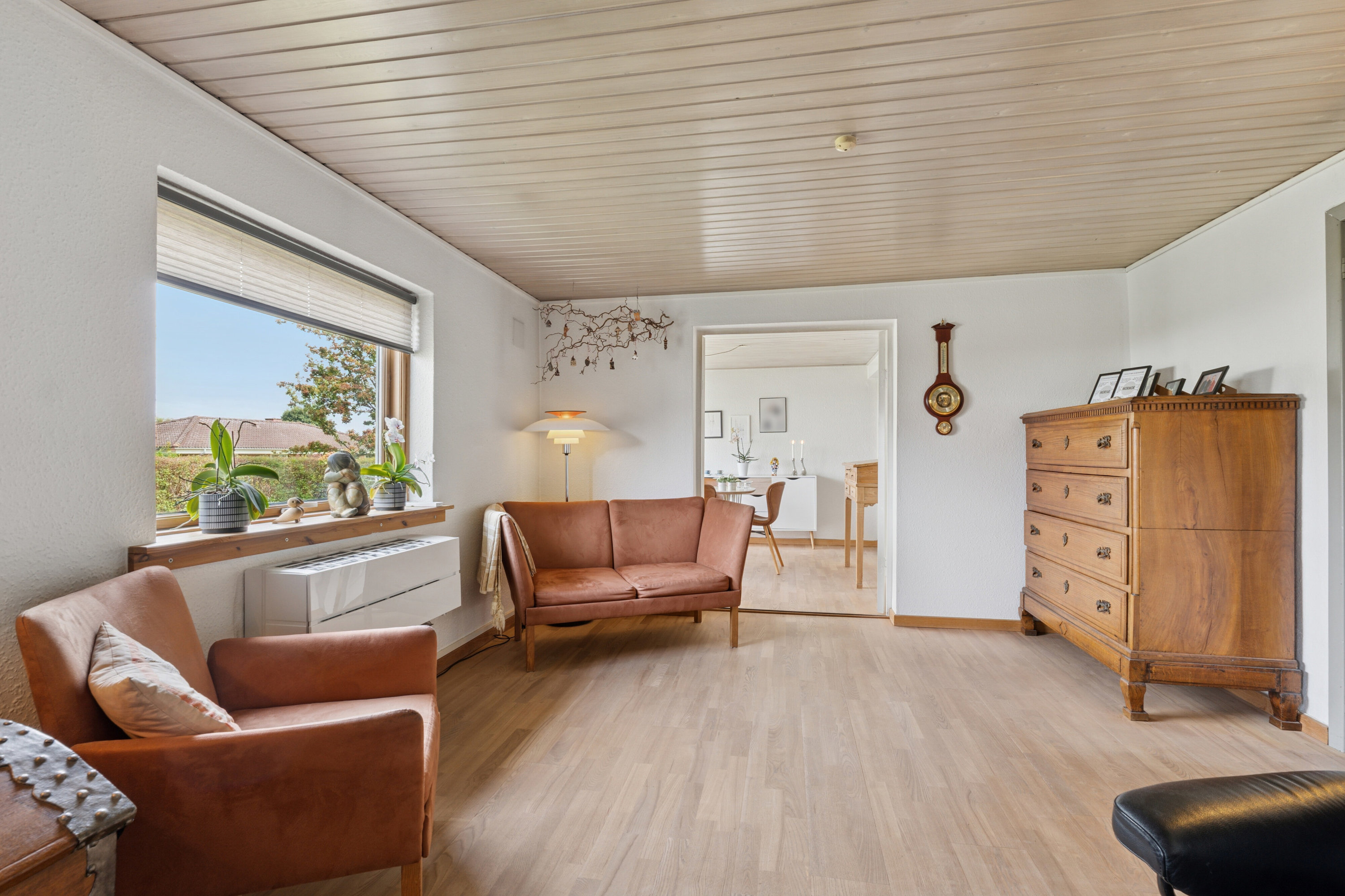 Fremhævet stue billede i fuldskærmstilstand. Billede af Frederiksberg 37, 4470 Svebølle