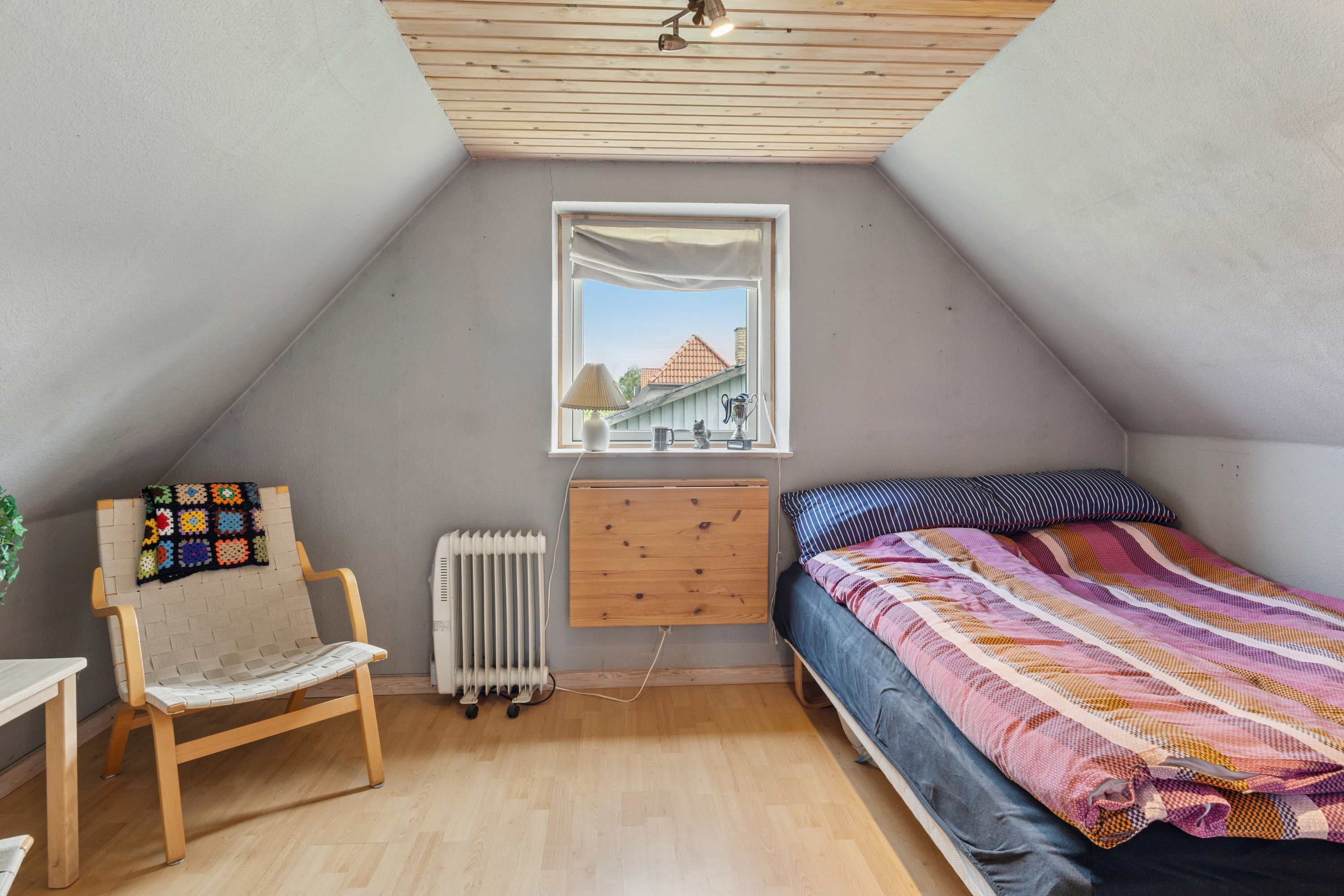 Fremhævet soveværelse billede i fuldskærmstilstand. Billede af Frederiksberg 37, 4470 Svebølle