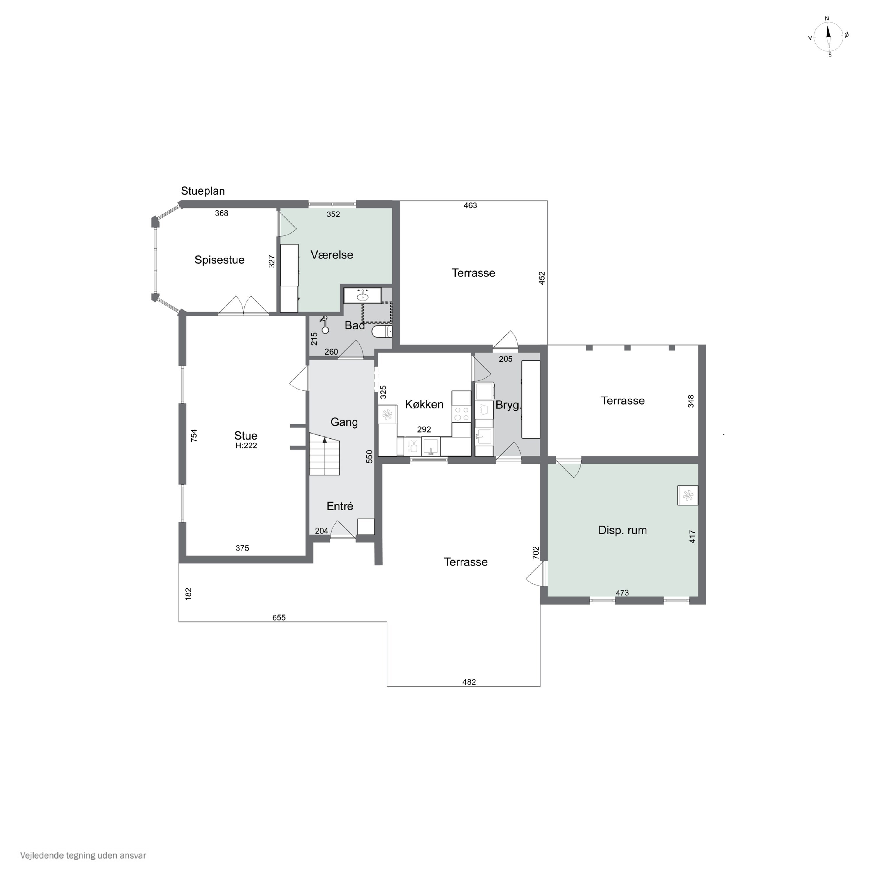 Plantegninger billede af Frederiksberg 37, 4470 Svebølle