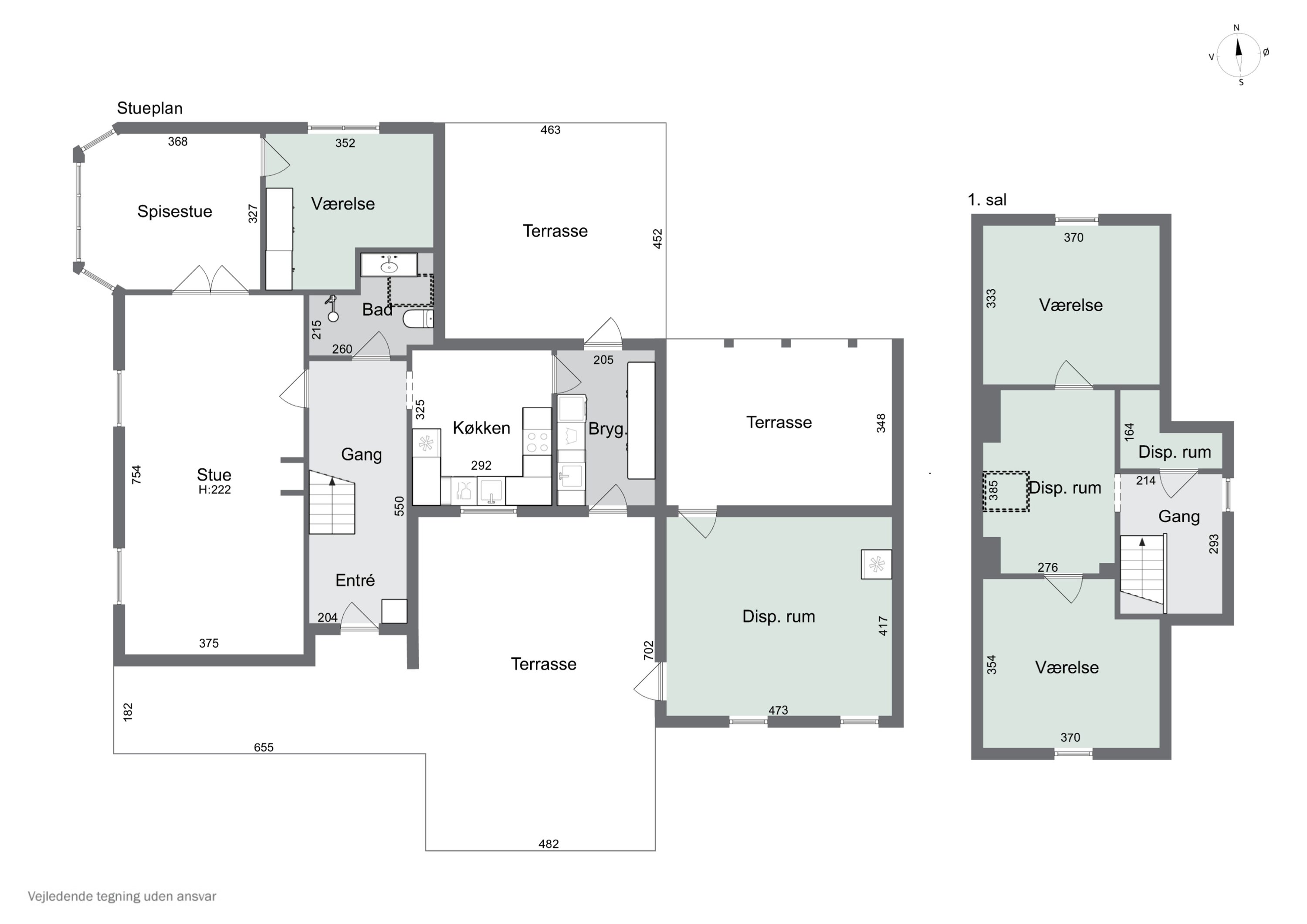 Plantegninger billede af Frederiksberg 37, 4470 Svebølle
