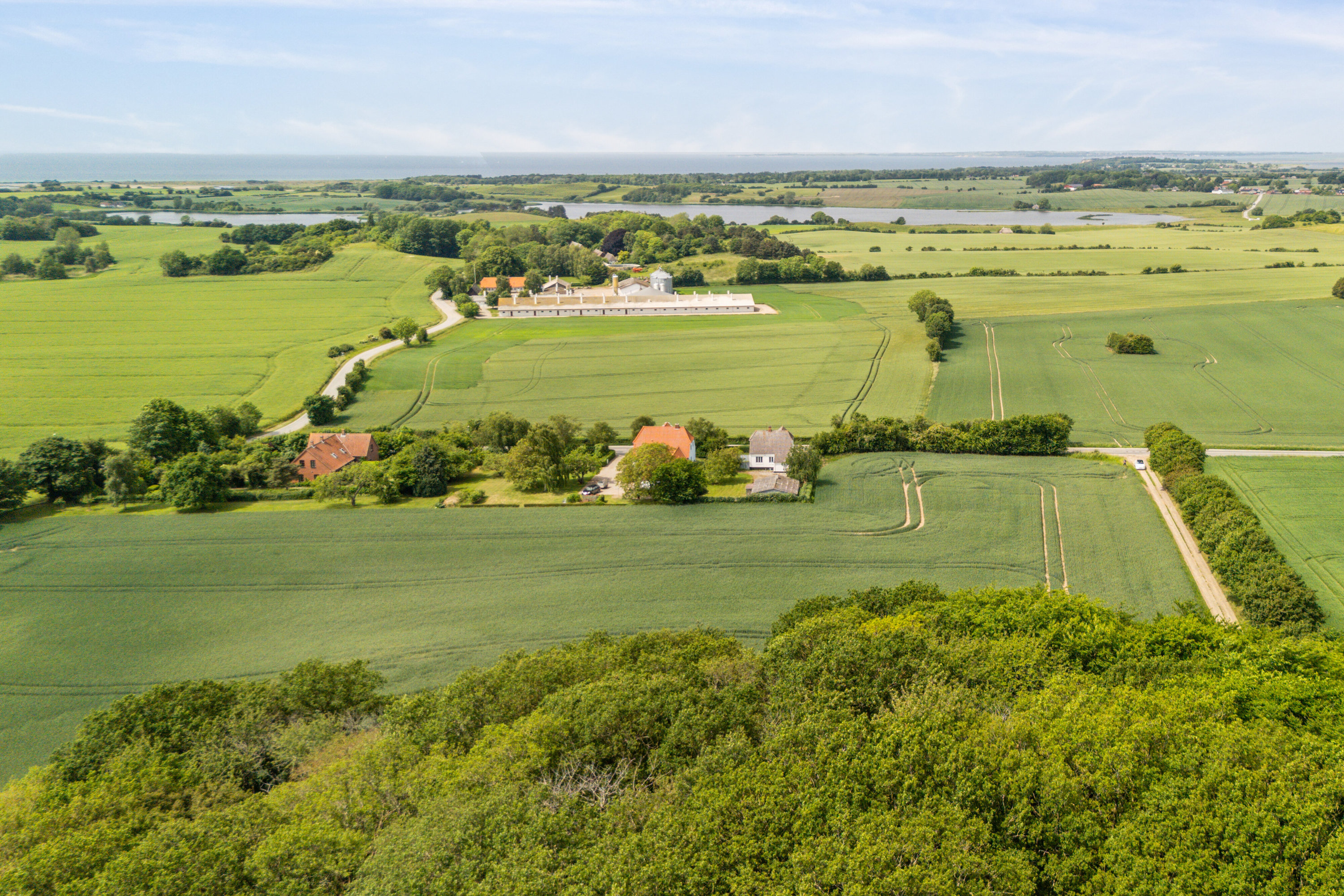 Fremhævet luftfoto billede i fuldskærmstilstand. Billede af Tryggelev 19, Tryggelev, 5932 Humble