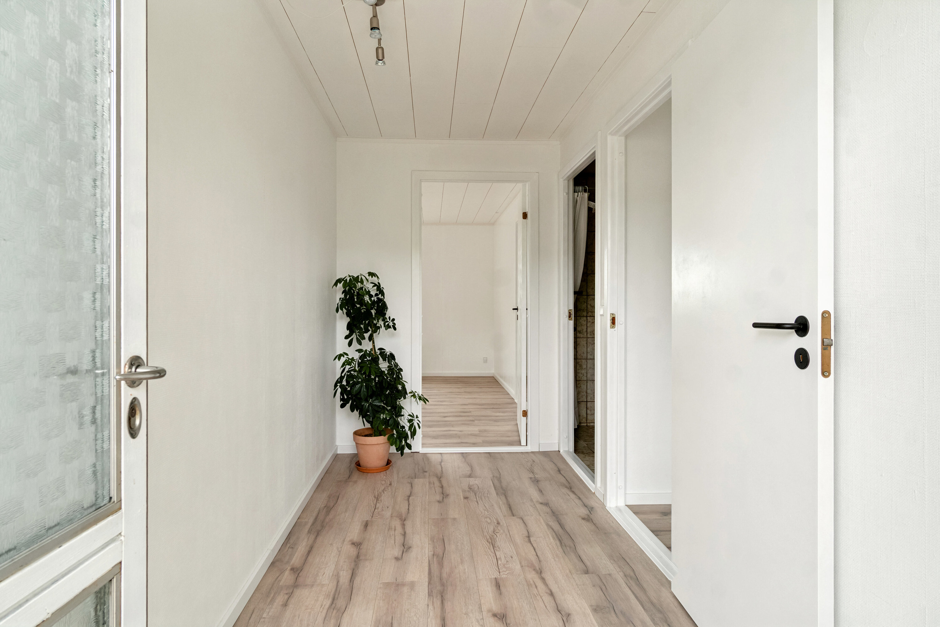 Fremhævet gang billede i fuldskærmstilstand. Billede af Musikbyen 25, 4573 Højby