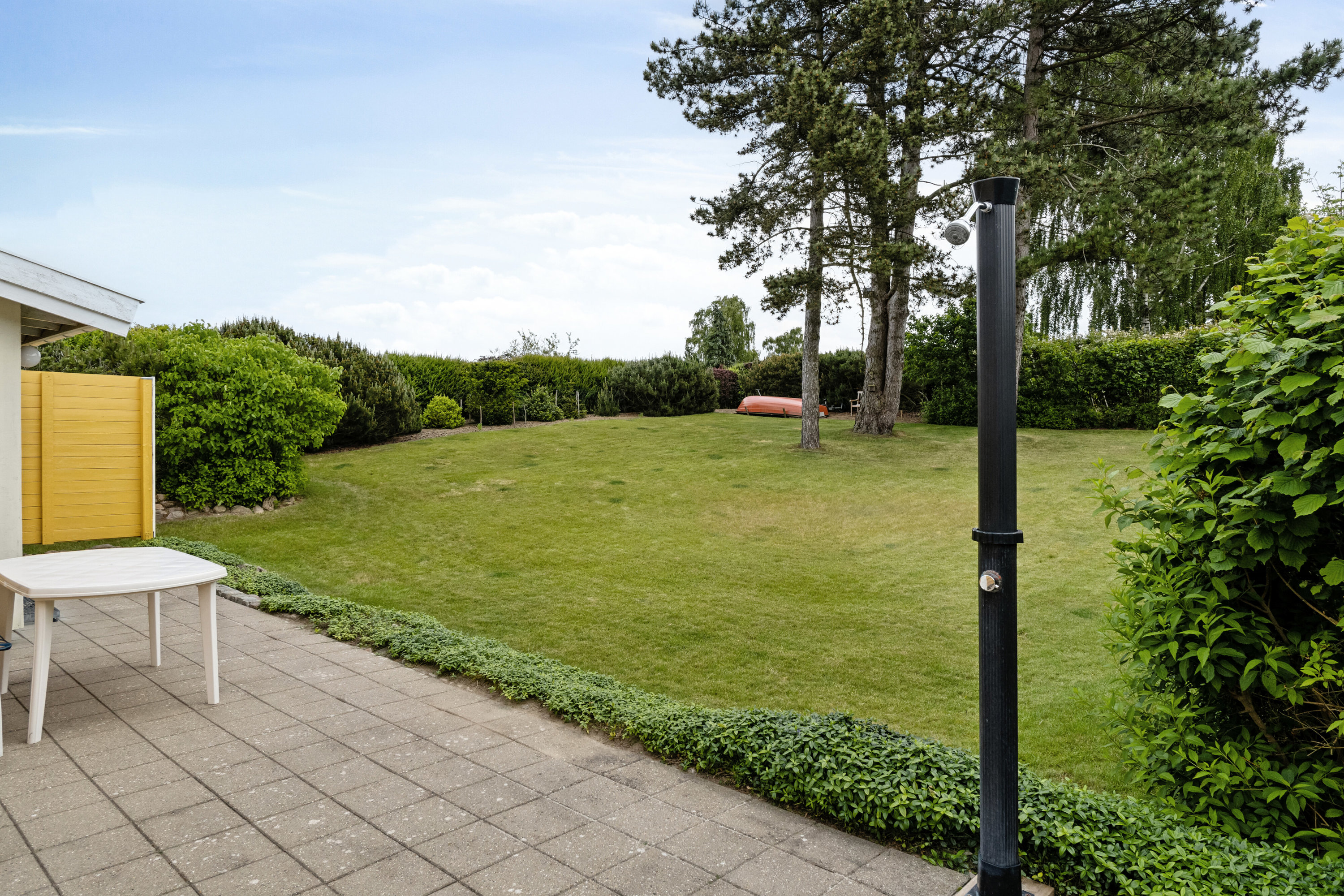 Fremhævet terrasse billede i fuldskærmstilstand. Billede af Strandparken 7, Bøsserup, 4500 Nykøbing Sj