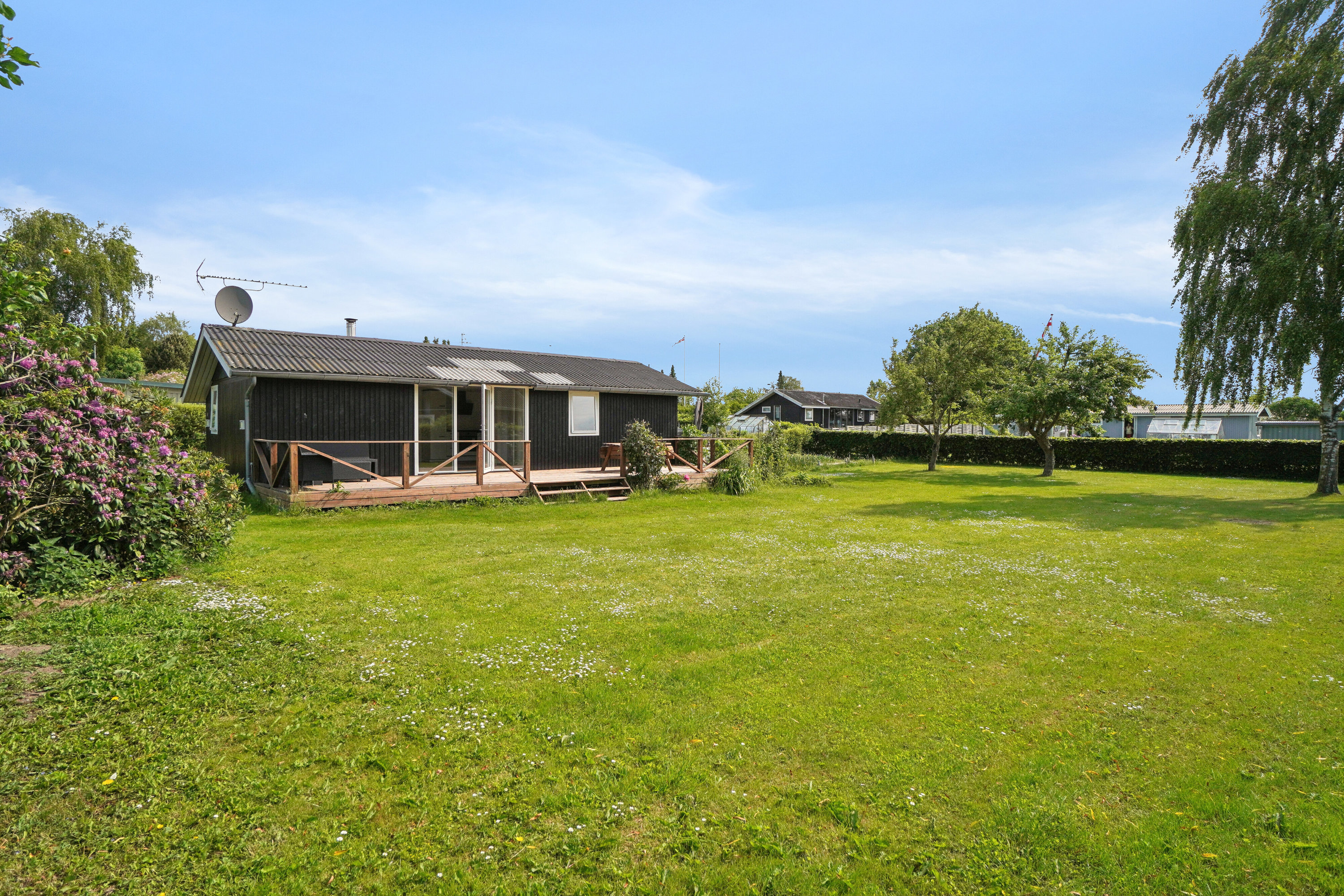 Fremhævet set fra haven billede i fuldskærmstilstand. Billede af Harekærgårdsvej 64, Gershøj, 4070 Kirke Hyllinge