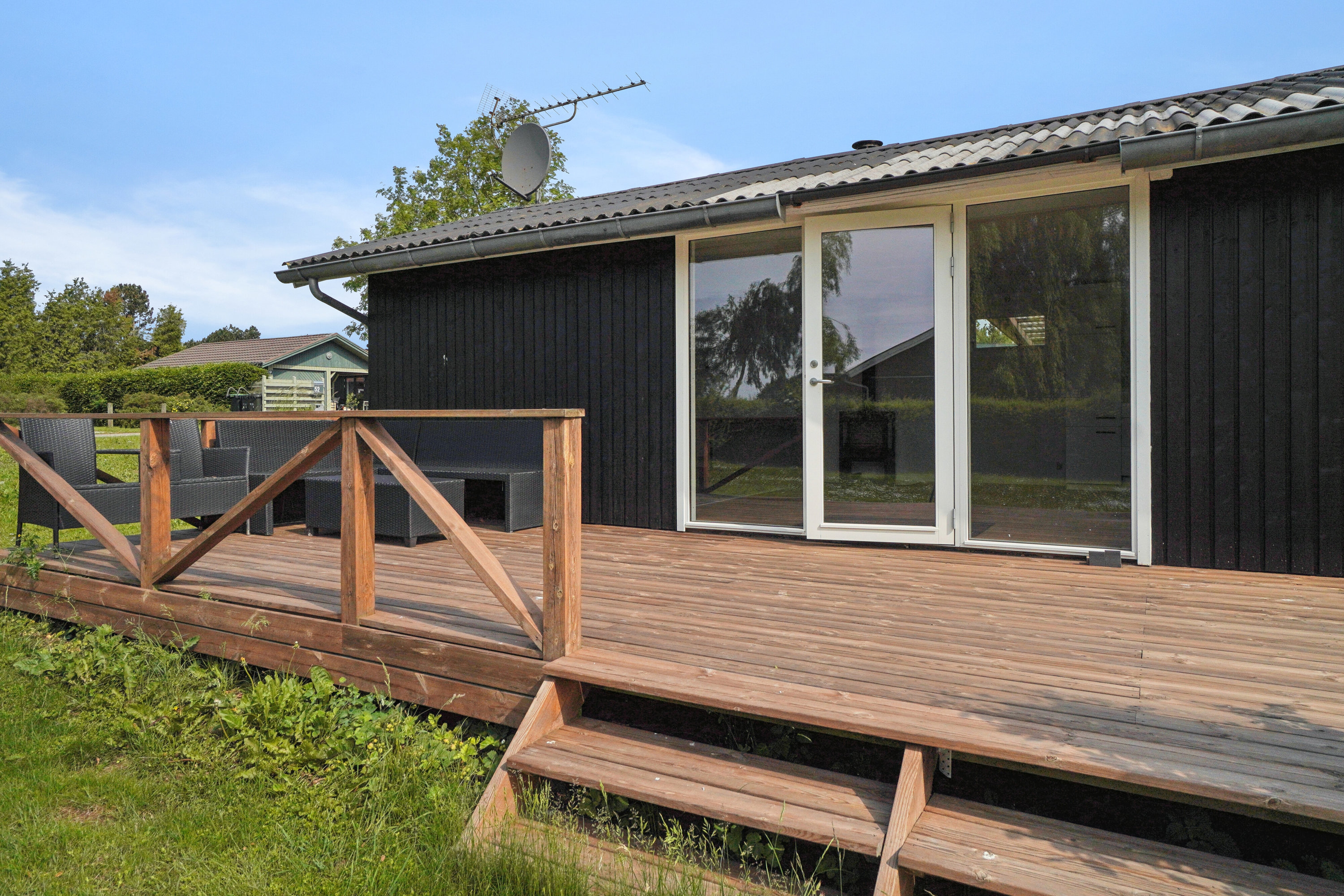 Fremhævet set fra haven billede i fuldskærmstilstand. Billede af Harekærgårdsvej 64, Gershøj, 4070 Kirke Hyllinge