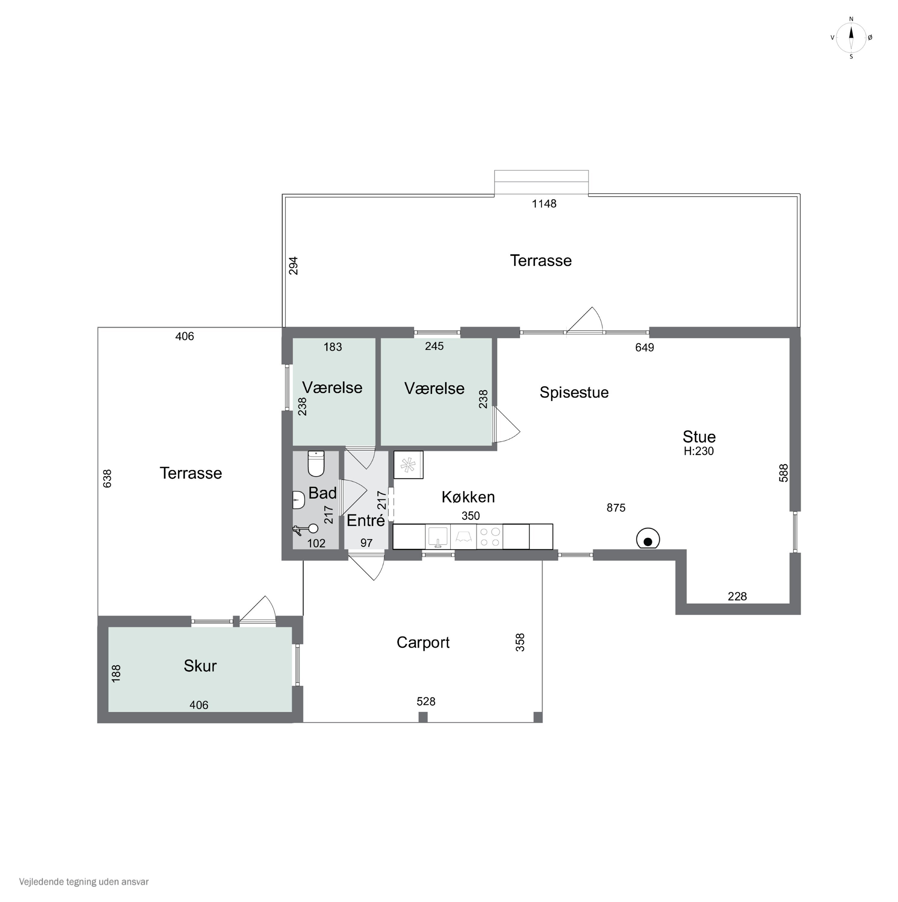 Plantegninger billede af Harekærgårdsvej 64, Gershøj, 4070 Kirke Hyllinge